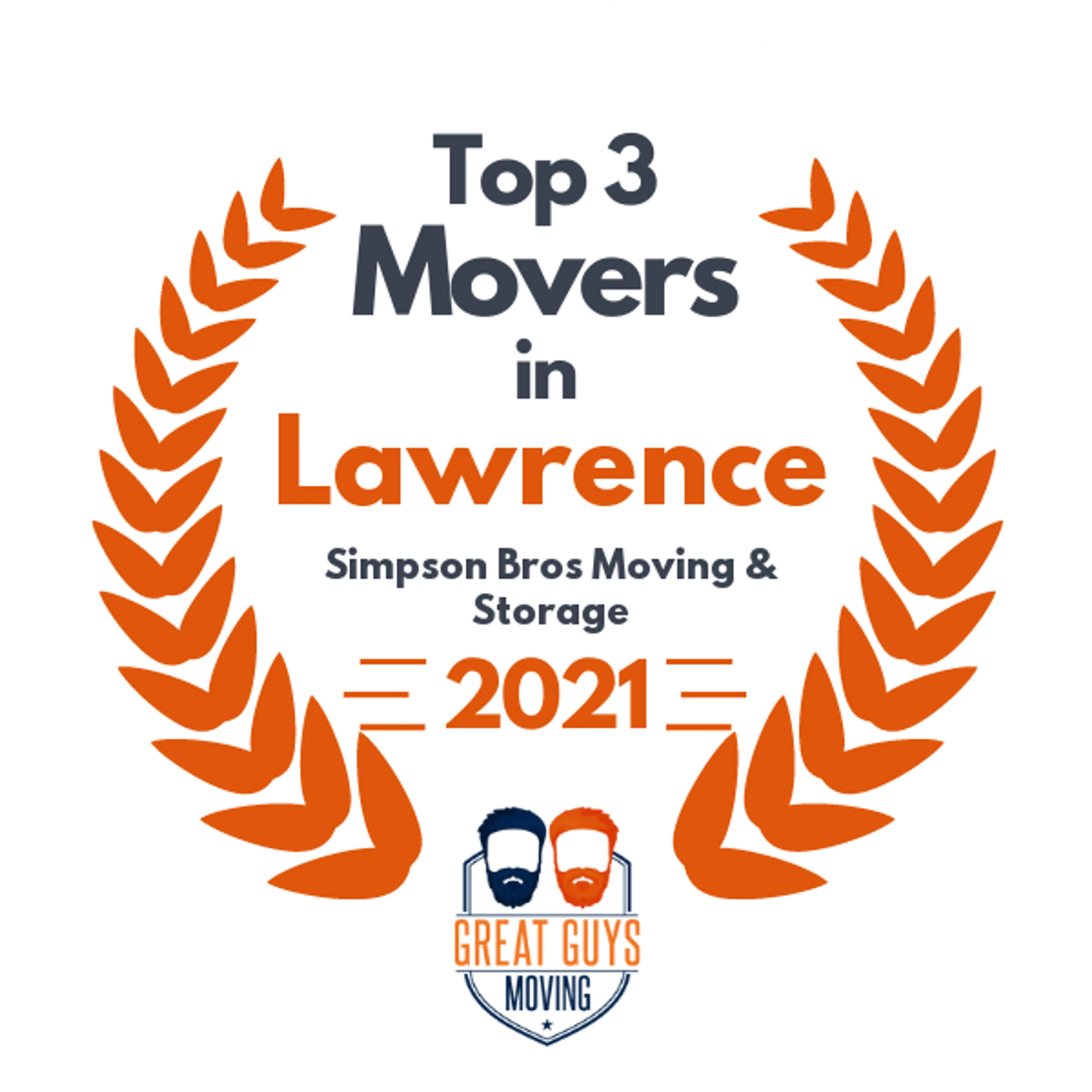 Top 3 Movers in Lawrence, MA 2021 award