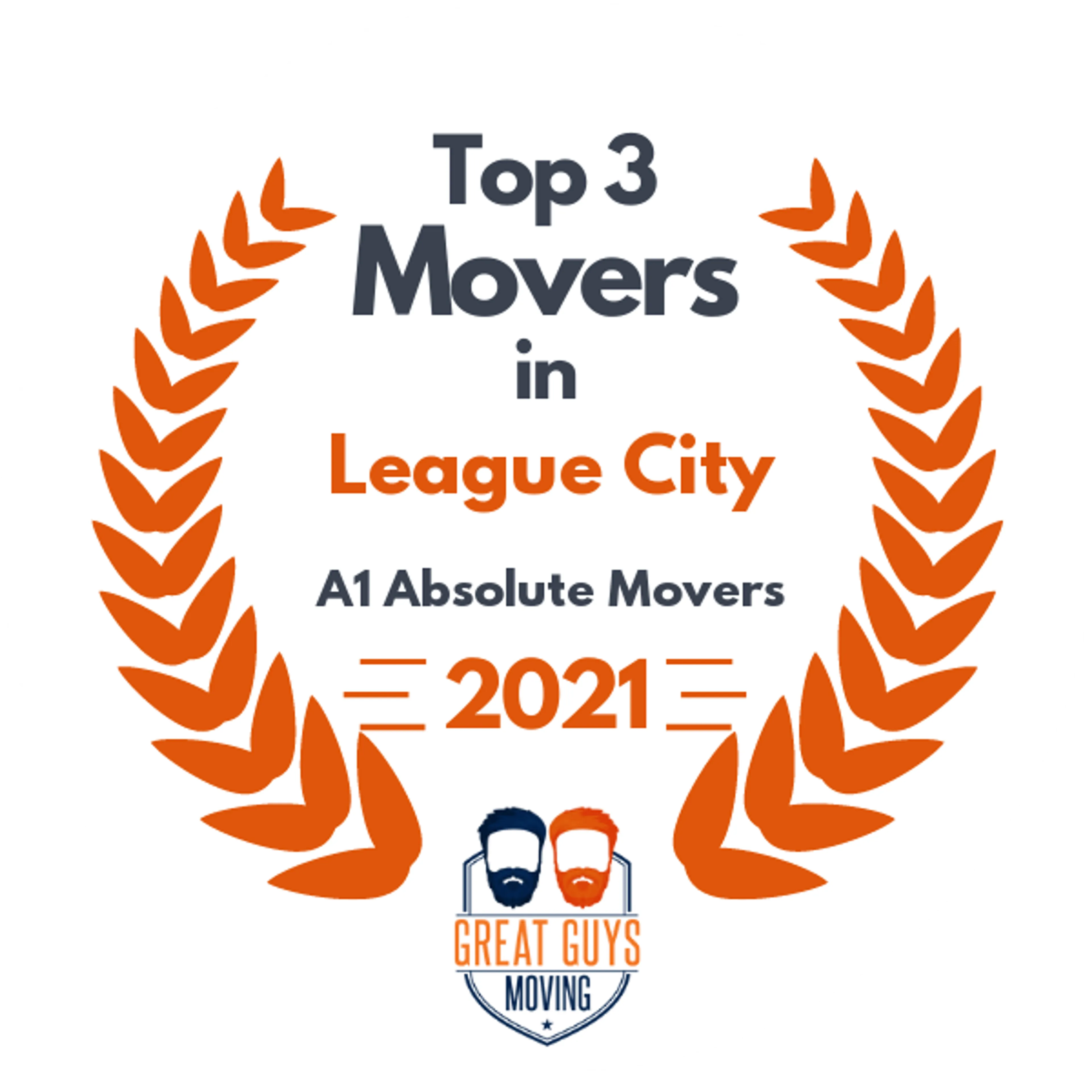 Top 3 Movers in Pasadena, TX 2021 award