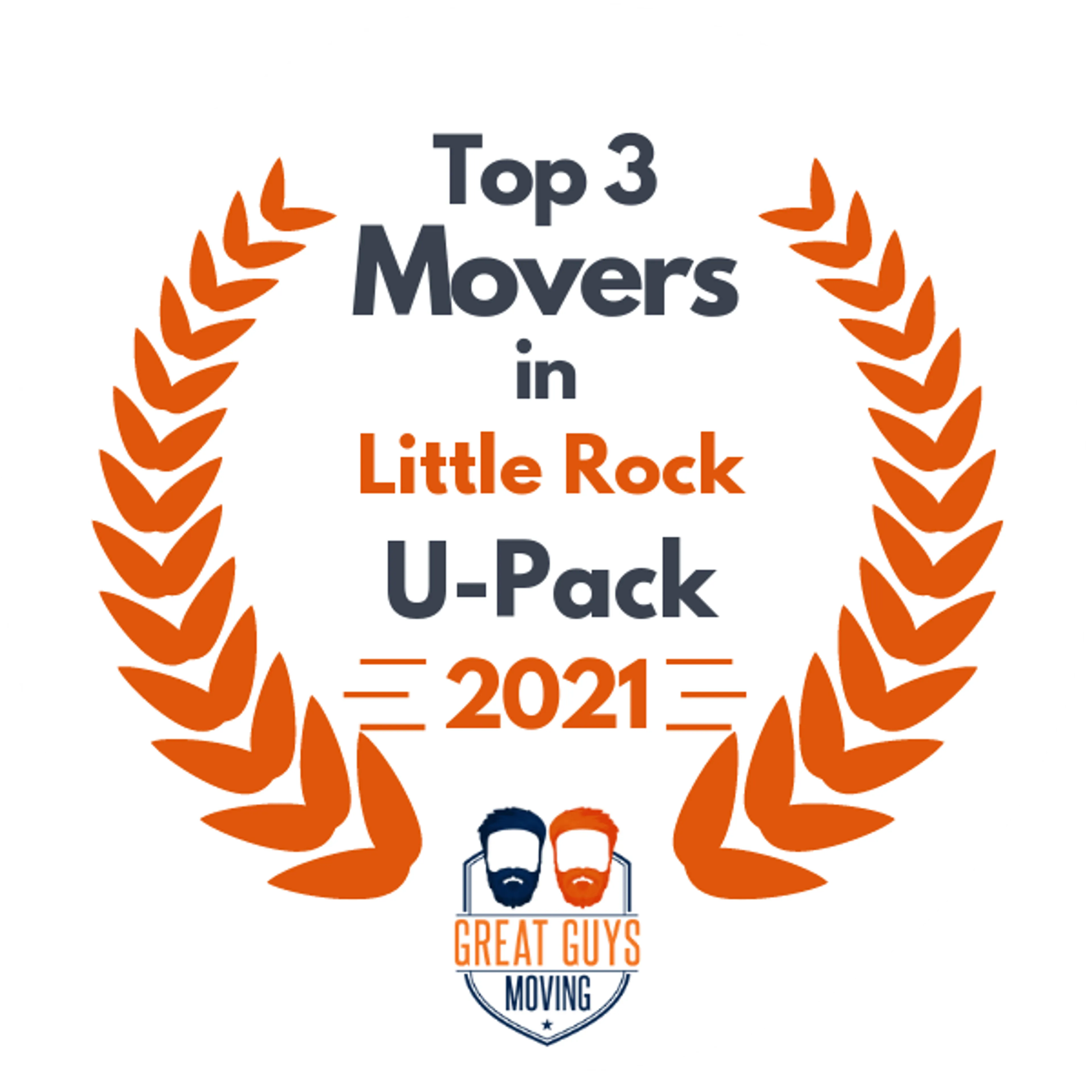 Top 3 Movers in Little Rock, AR 2021 award