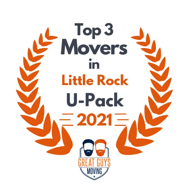 Top 3 Movers in Little Rock, AR 2021 award