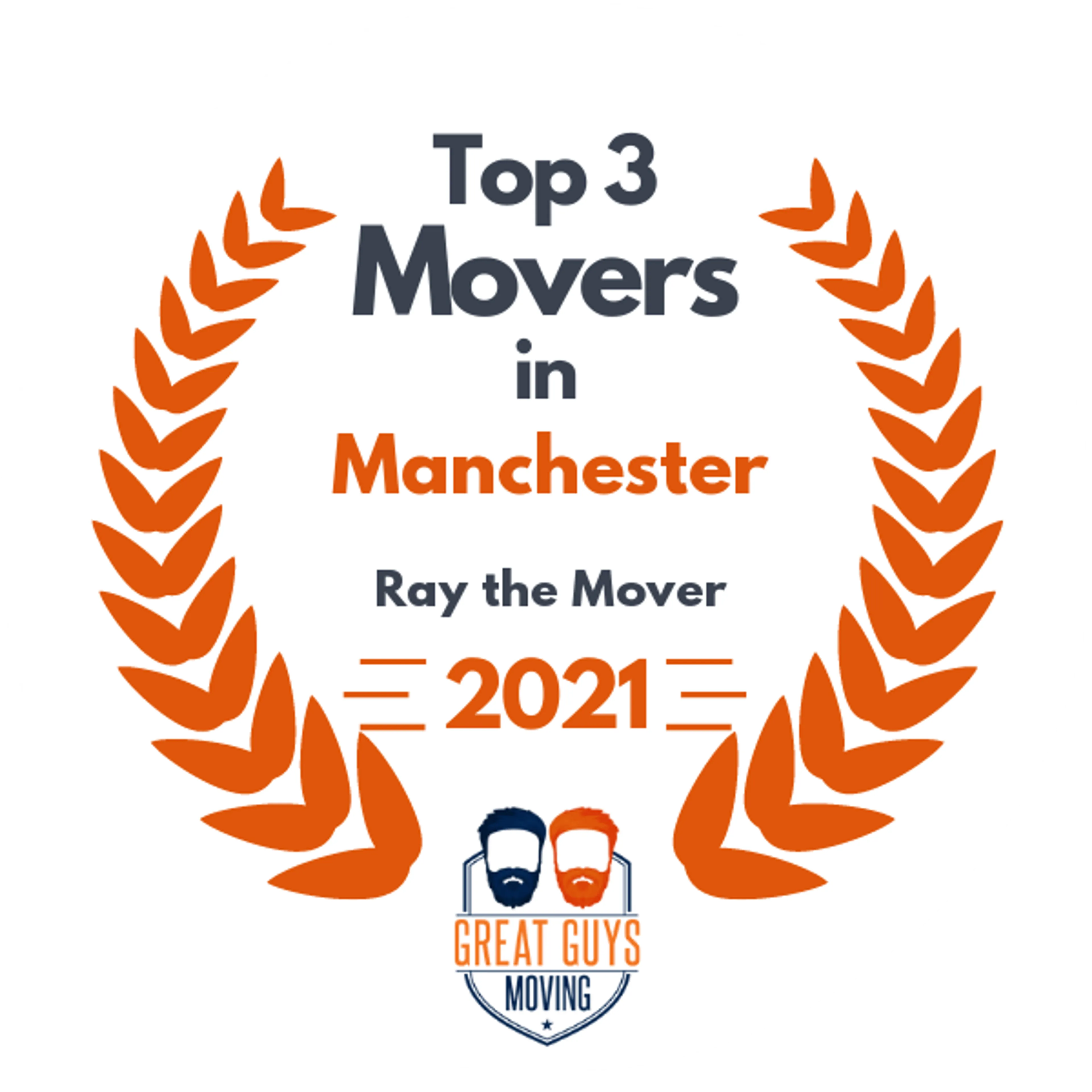 Top 3 Movers in Manchester, NH 2021 award