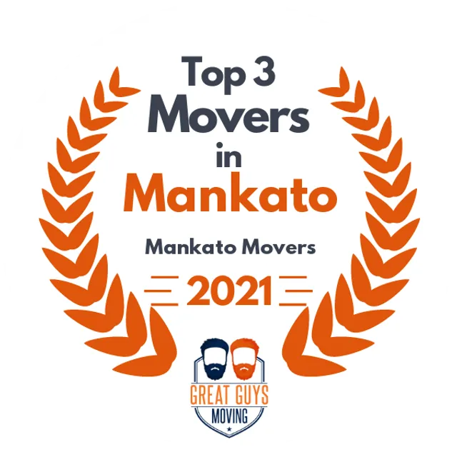 Top 3 Movers in Mankato, MN 2021 award