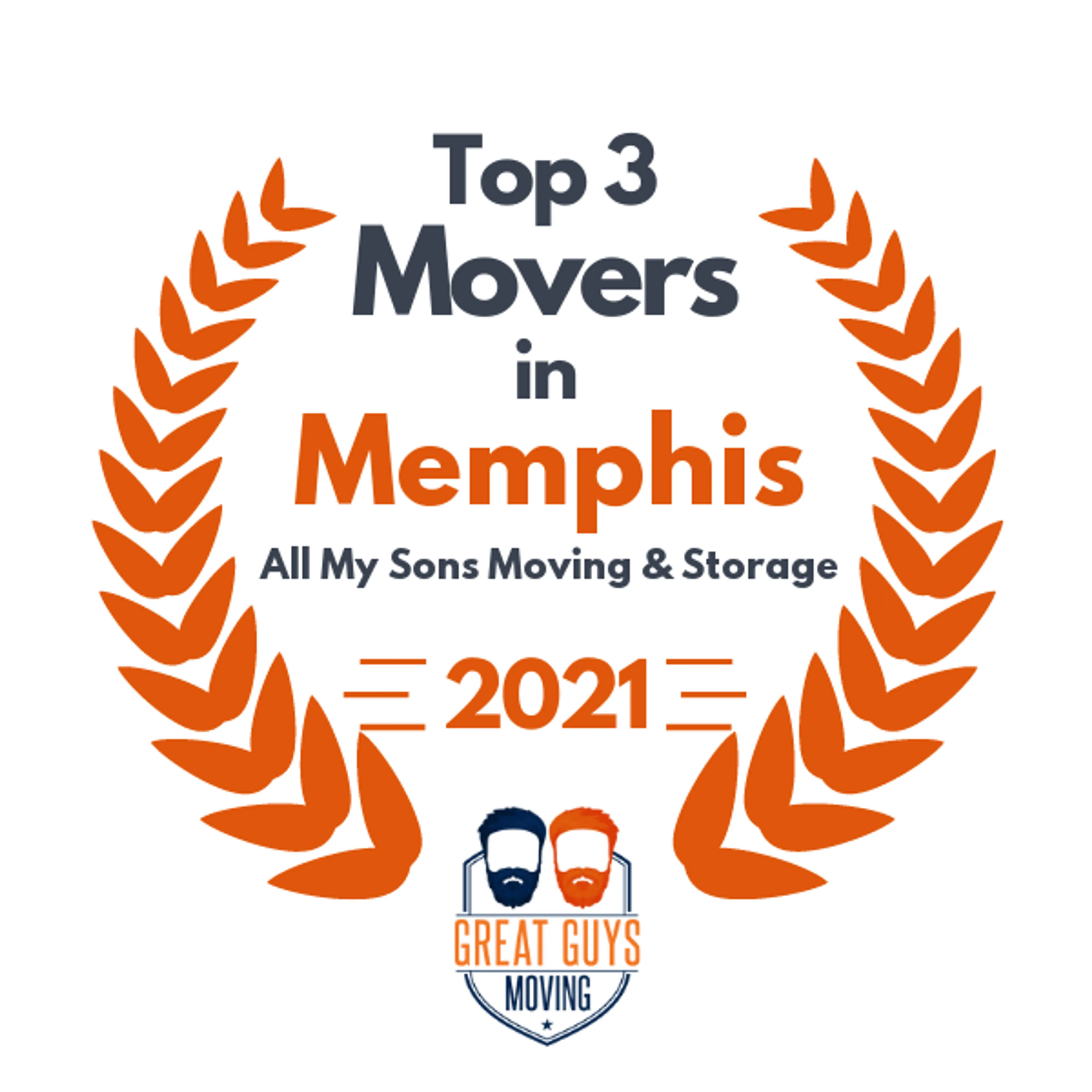 Top 3 Movers in Memphis, TN 2021 award