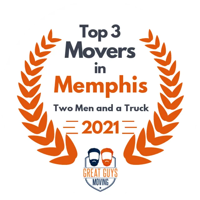 Top 3 Movers in Memphis, TN 2021 award