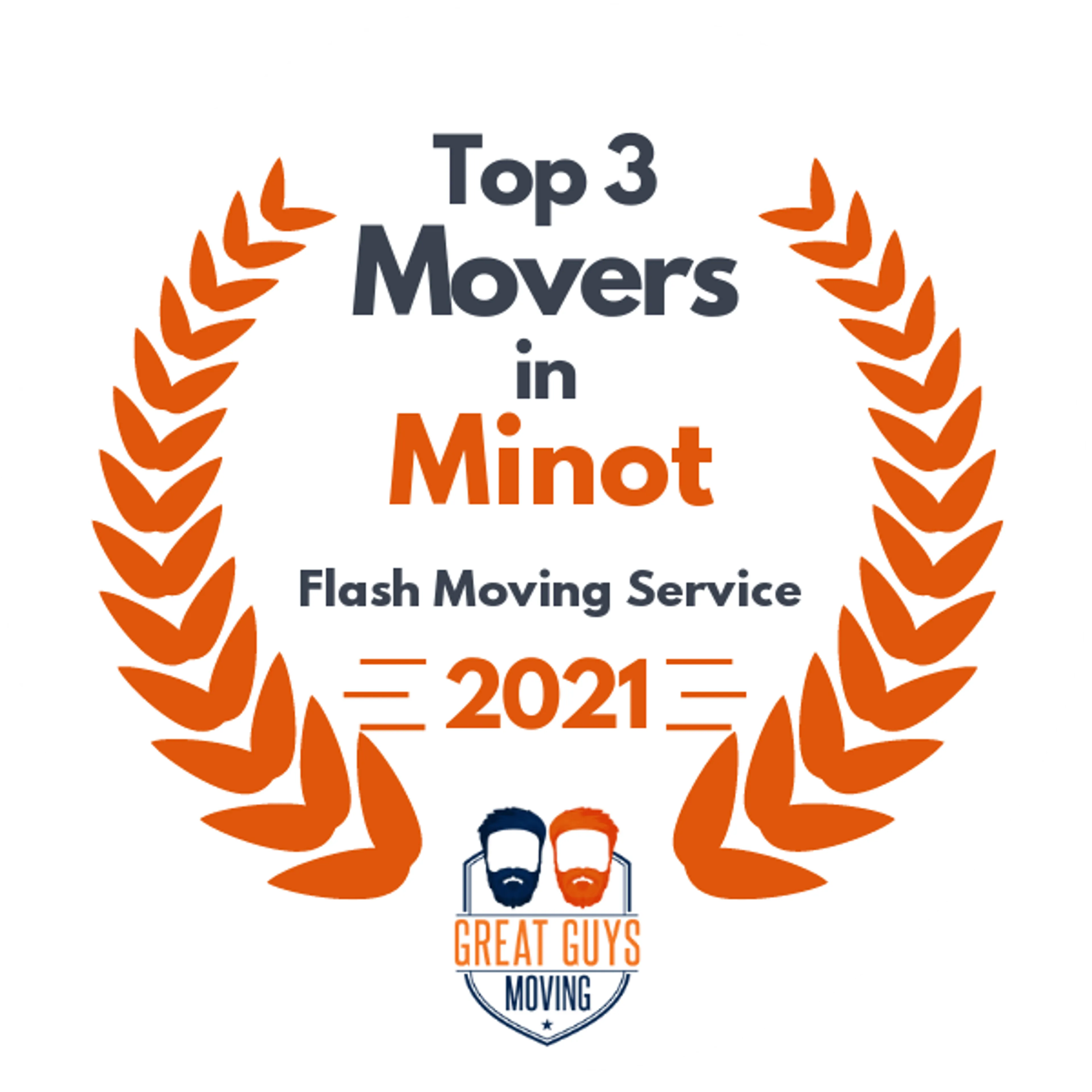 Top 3 Movers in Bismarck, ND 2021 award
