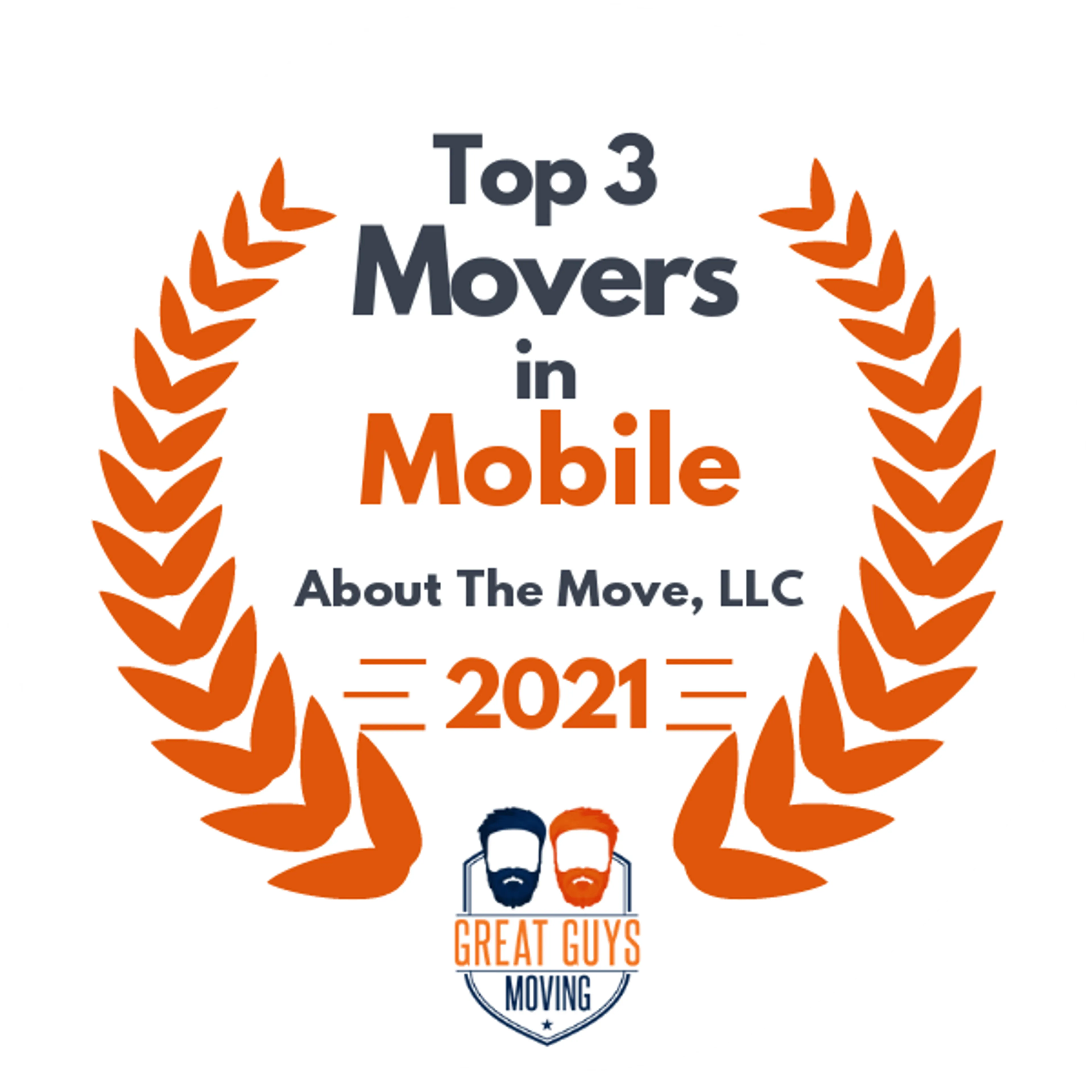 Top 3 Movers in Mobile, AL 2021 award