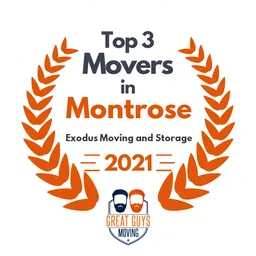 top 3 ranked movers in montrose 2021 exodus moving and storage inc image