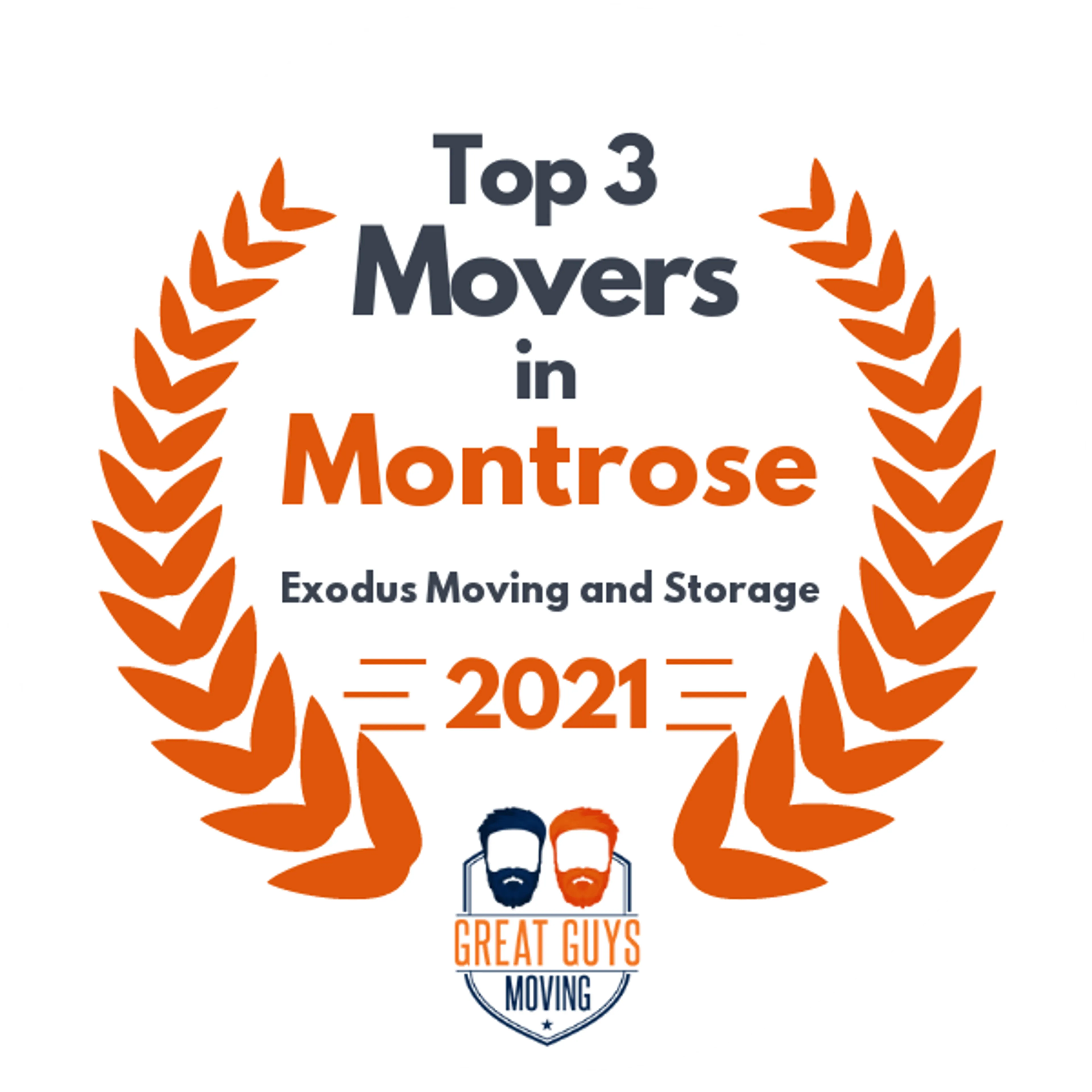 Top 3 Movers in Montrose, CO 2021 award