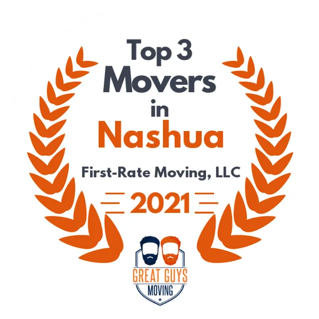 Top 3 Movers in Manchester, NH 2021 award