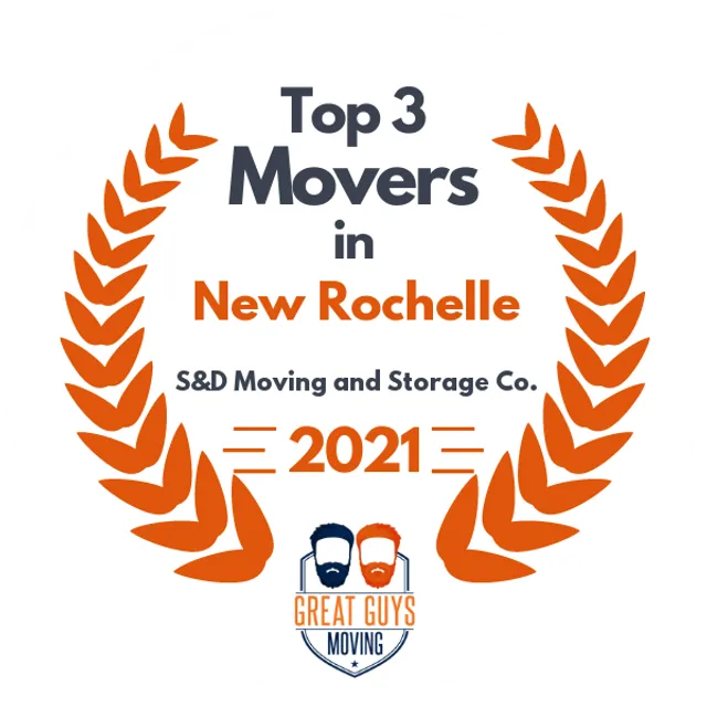 Top 3 Movers in Paterson, NJ 2021 award