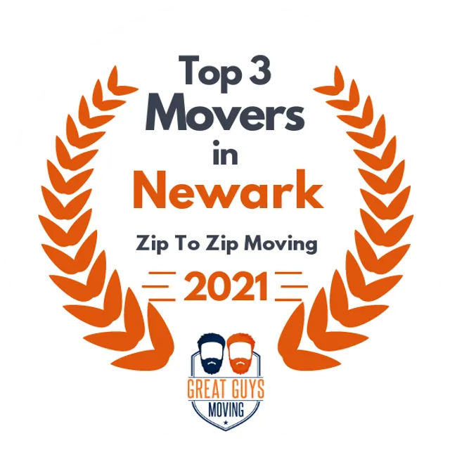 Top 3 Movers in Newark, NJ 2021 award