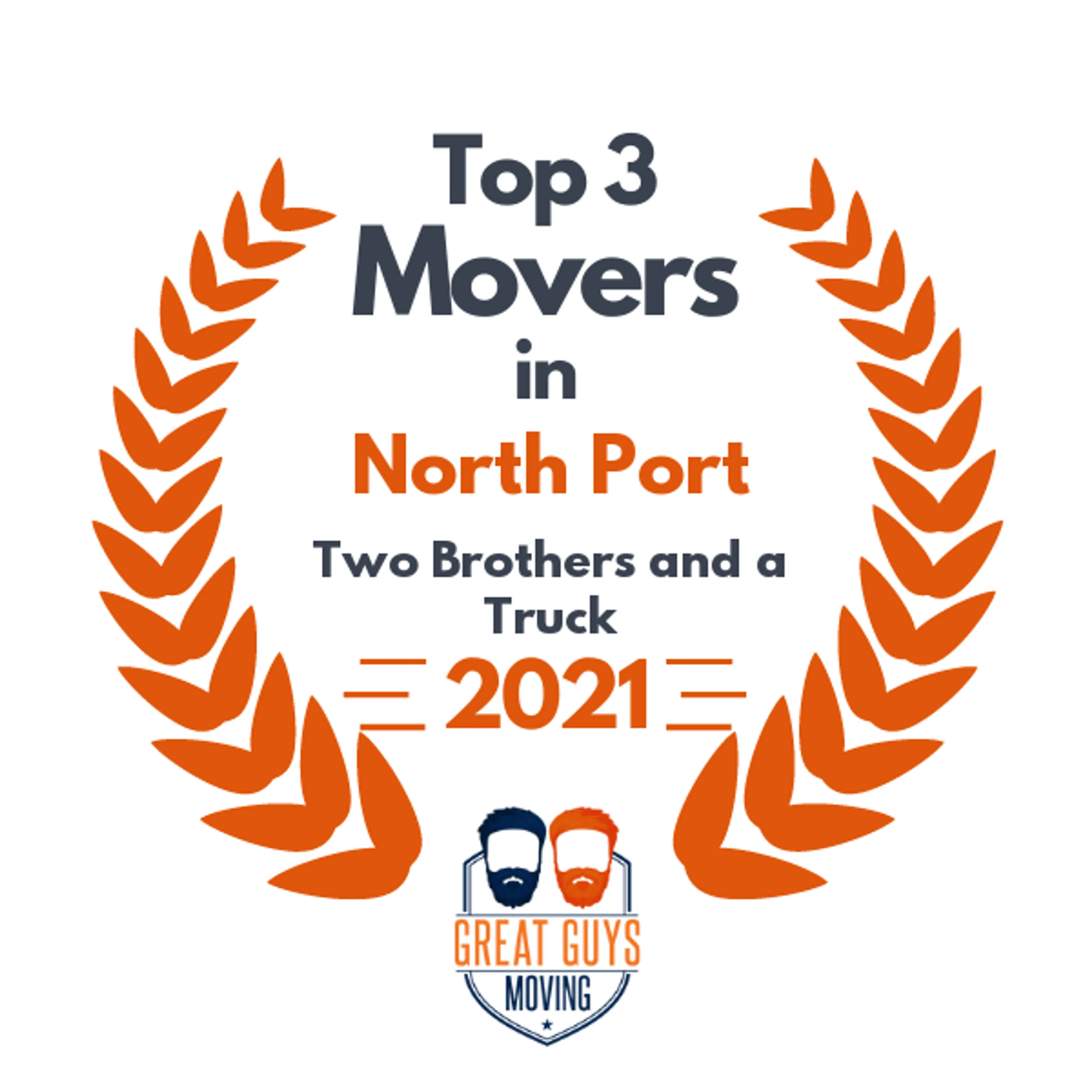Top 3 Movers in North Port, FL 2021 award