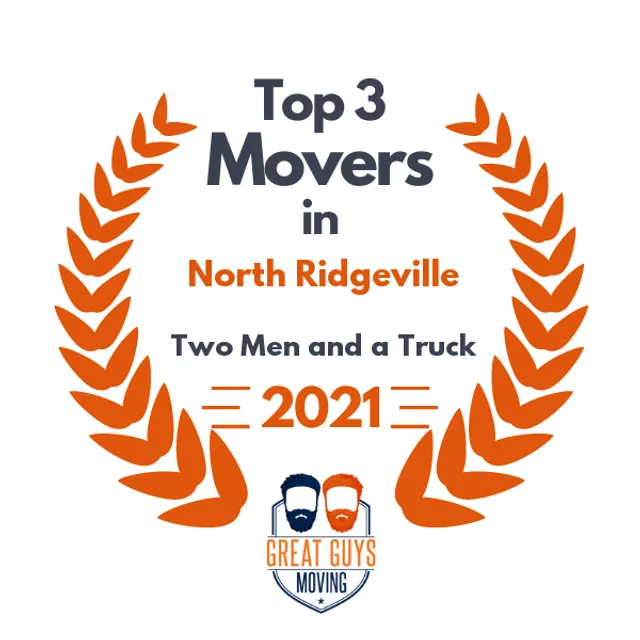 Top 3 Movers in Lorain, OH 2021 award