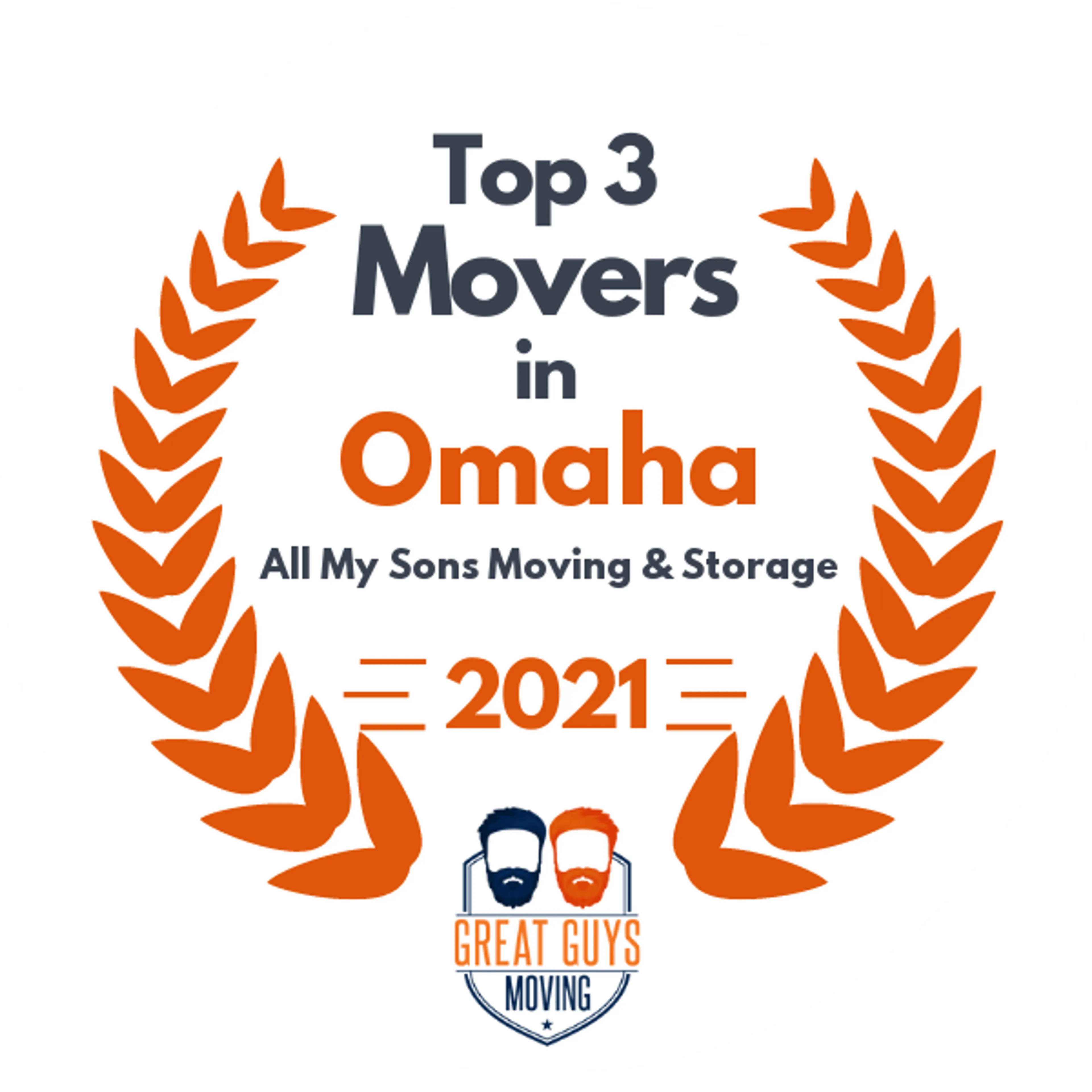 Top 3 Movers in Omaha, NE 2021 award