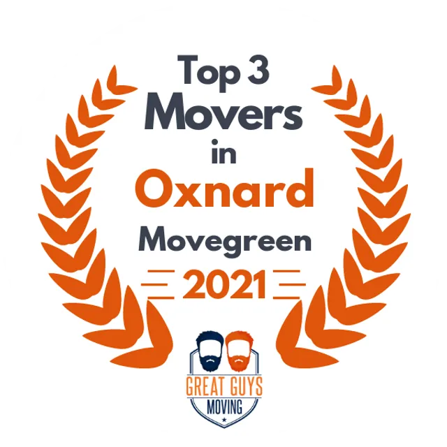 Top 3 Movers in Oxnard, CA 2021 award