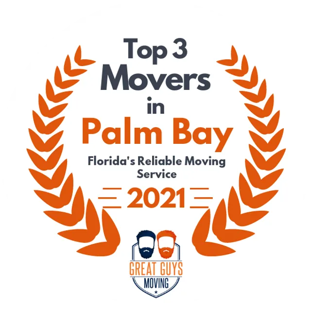 Top 3 Movers in Palm Bay, FL 2021 award