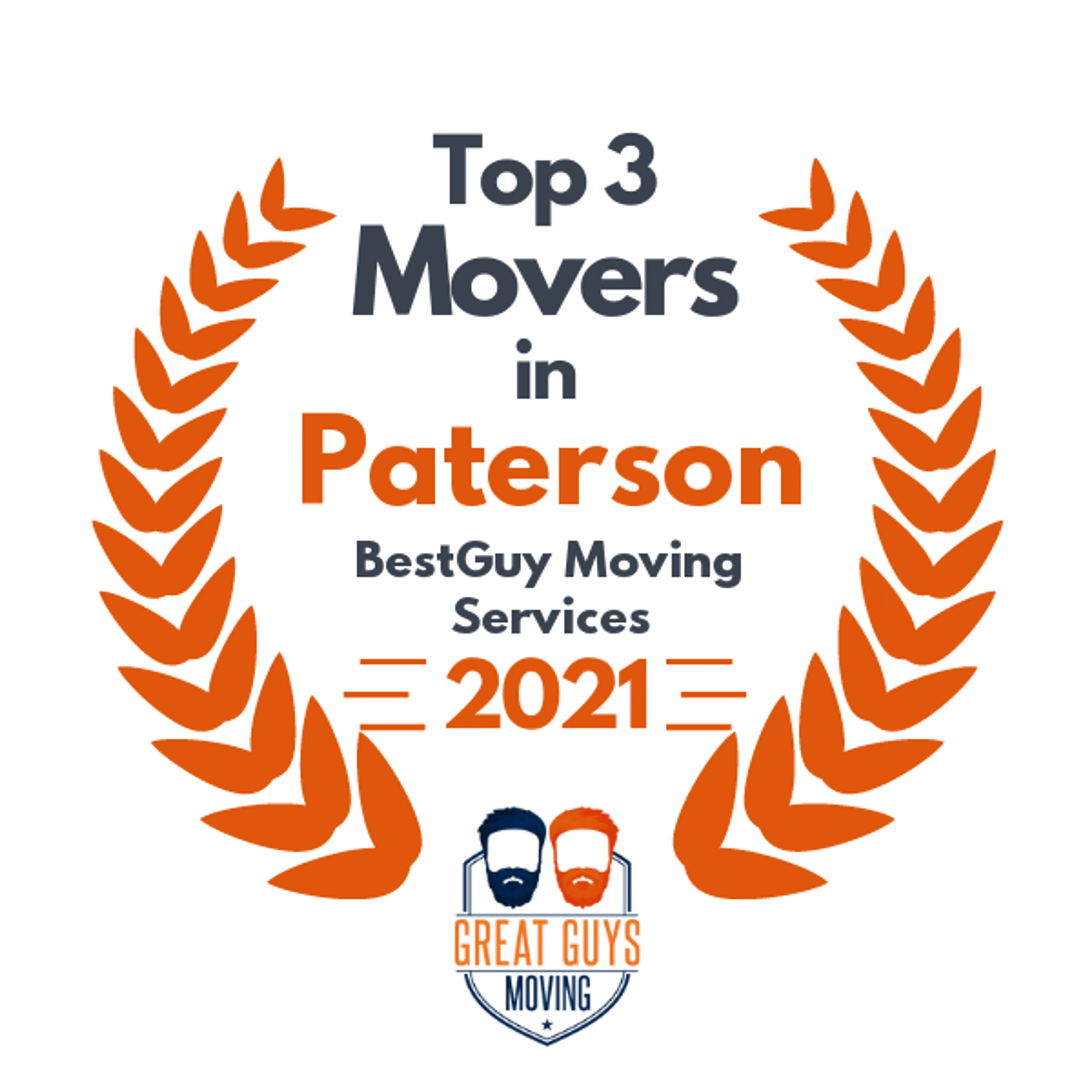 Top 3 Movers in Paterson, NJ 2021 award