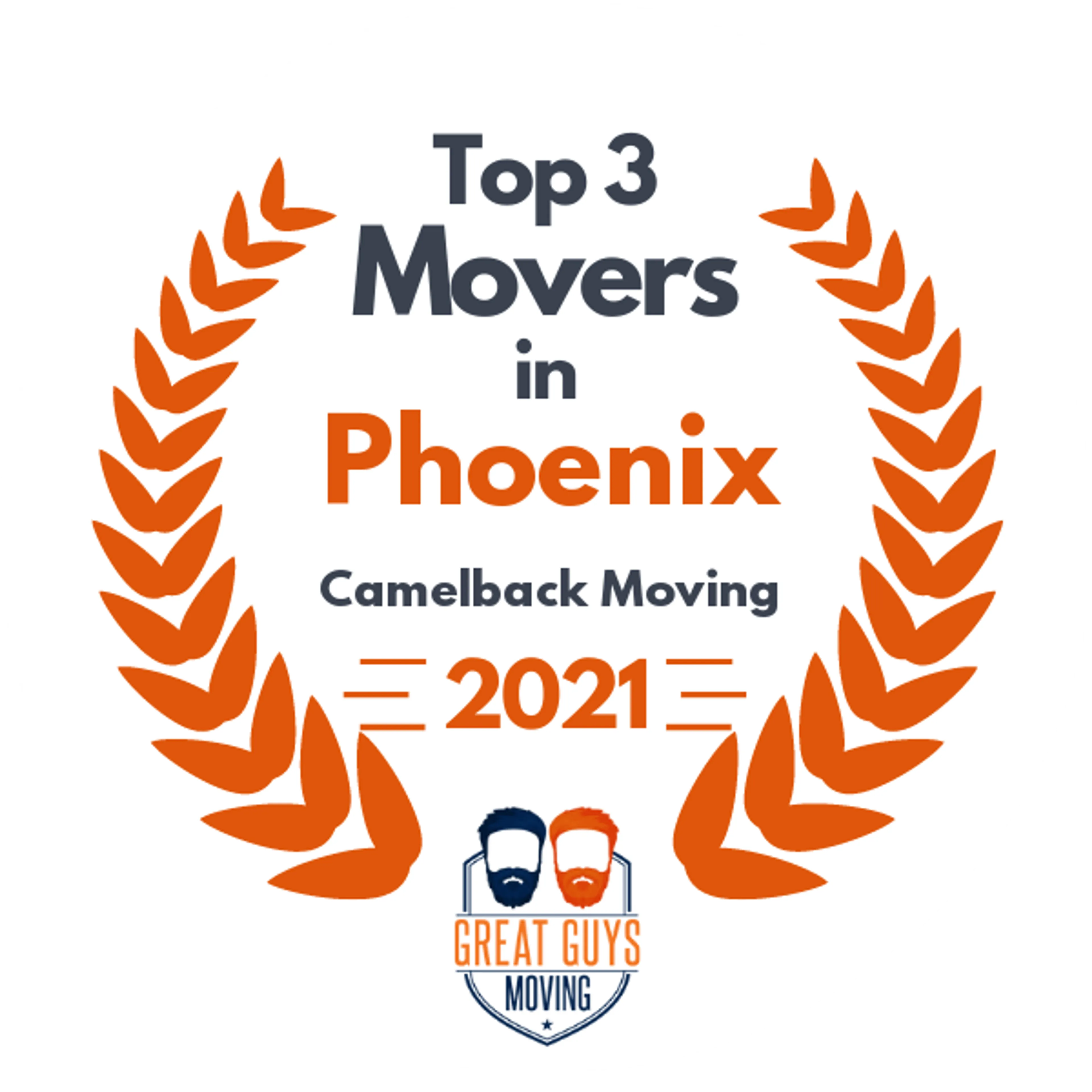 Top 3 Movers in Phoenix, AZ 2021 award