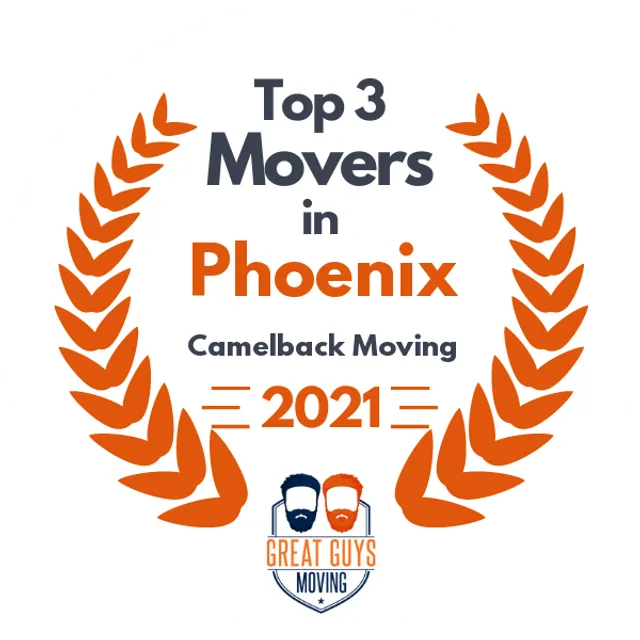 Top 3 Movers in Phoenix, AZ 2021 award