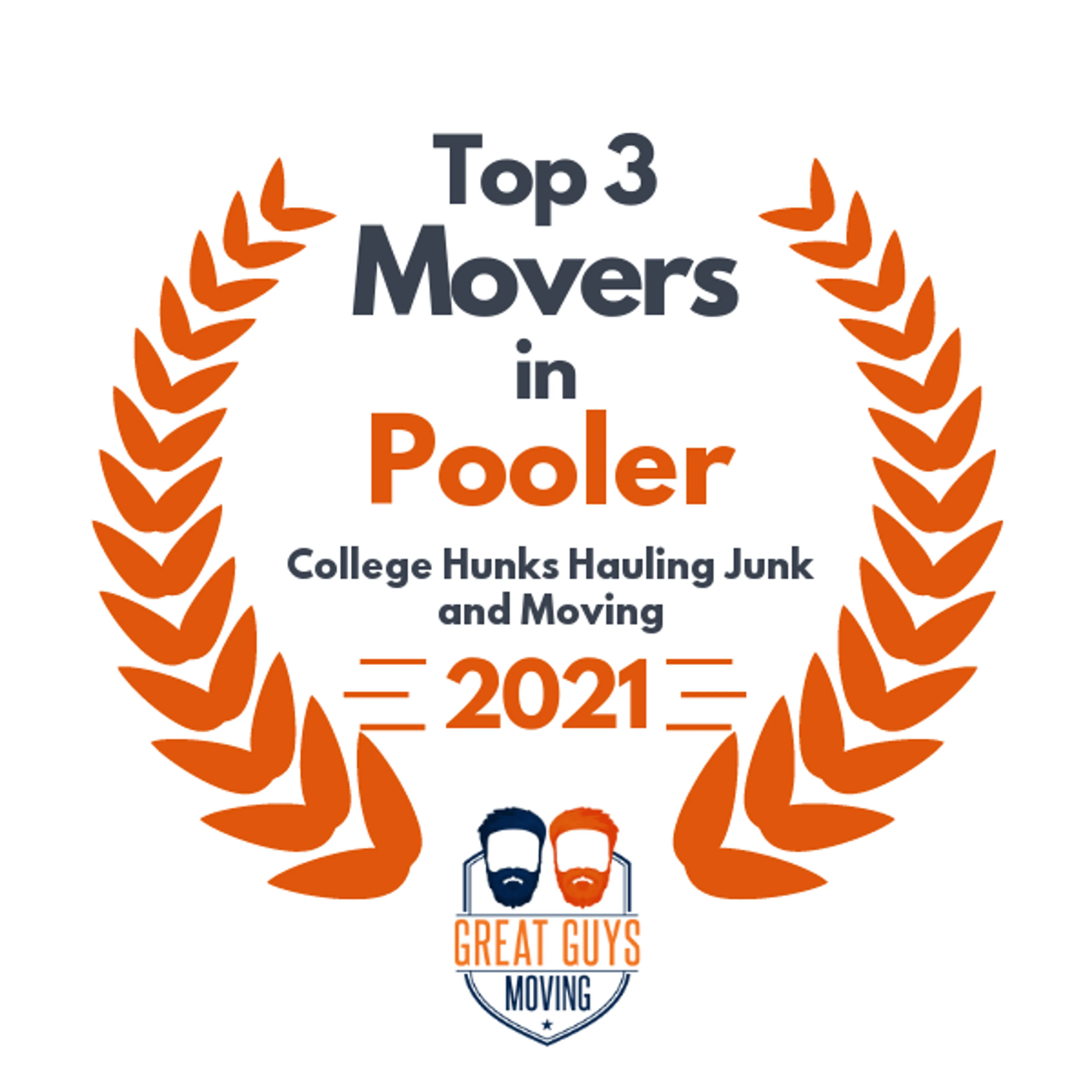 Top 3 Movers in Savannah, GA 2021 award