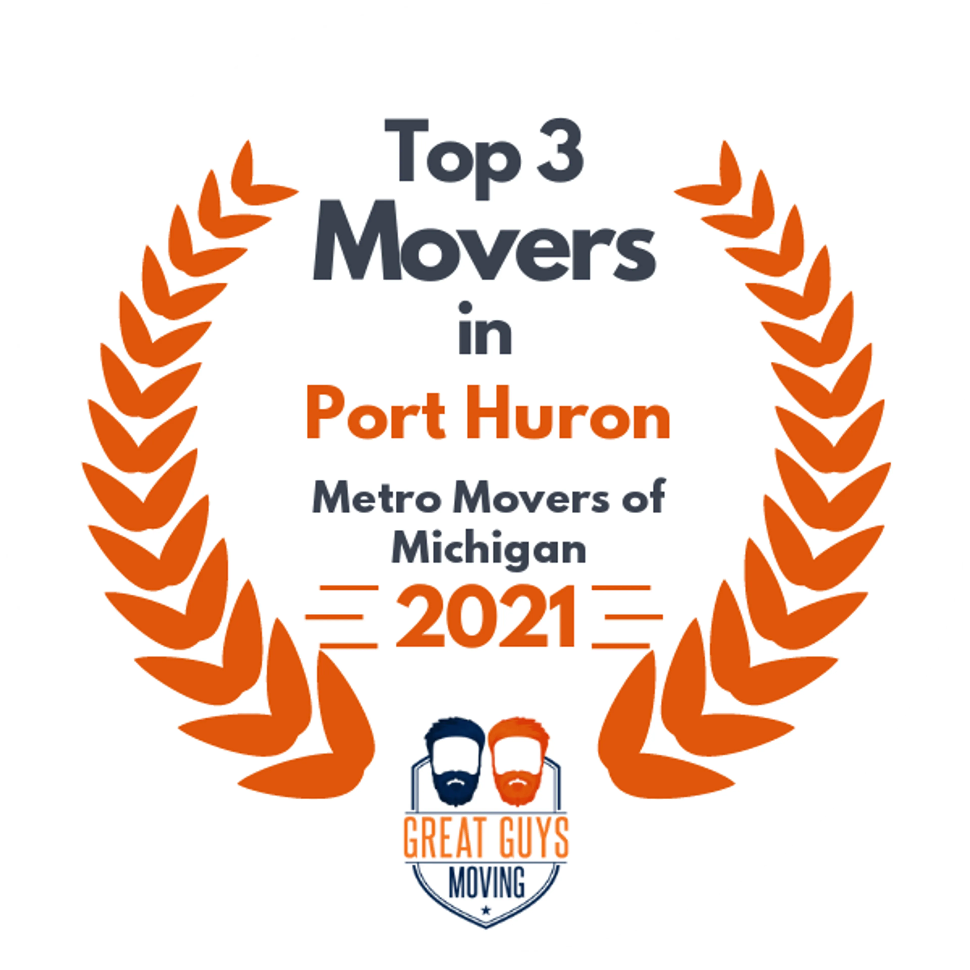 Top 3 Movers in Detroit, MI 2021 award