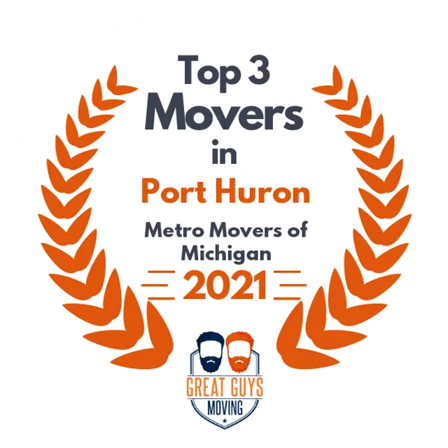 Top 3 Movers in Detroit, MI 2021 award