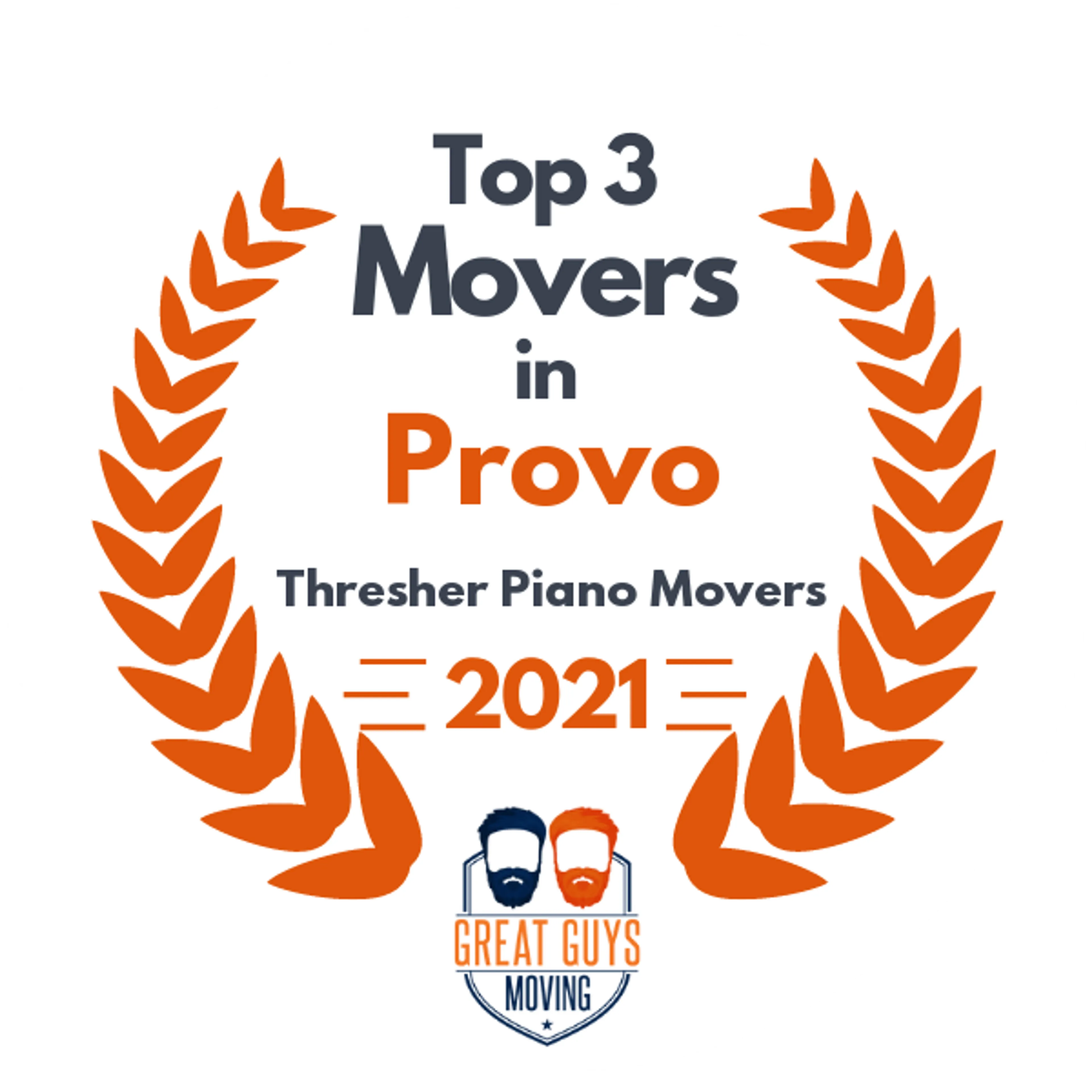 Top 3 Movers in Provo, UT 2021 award