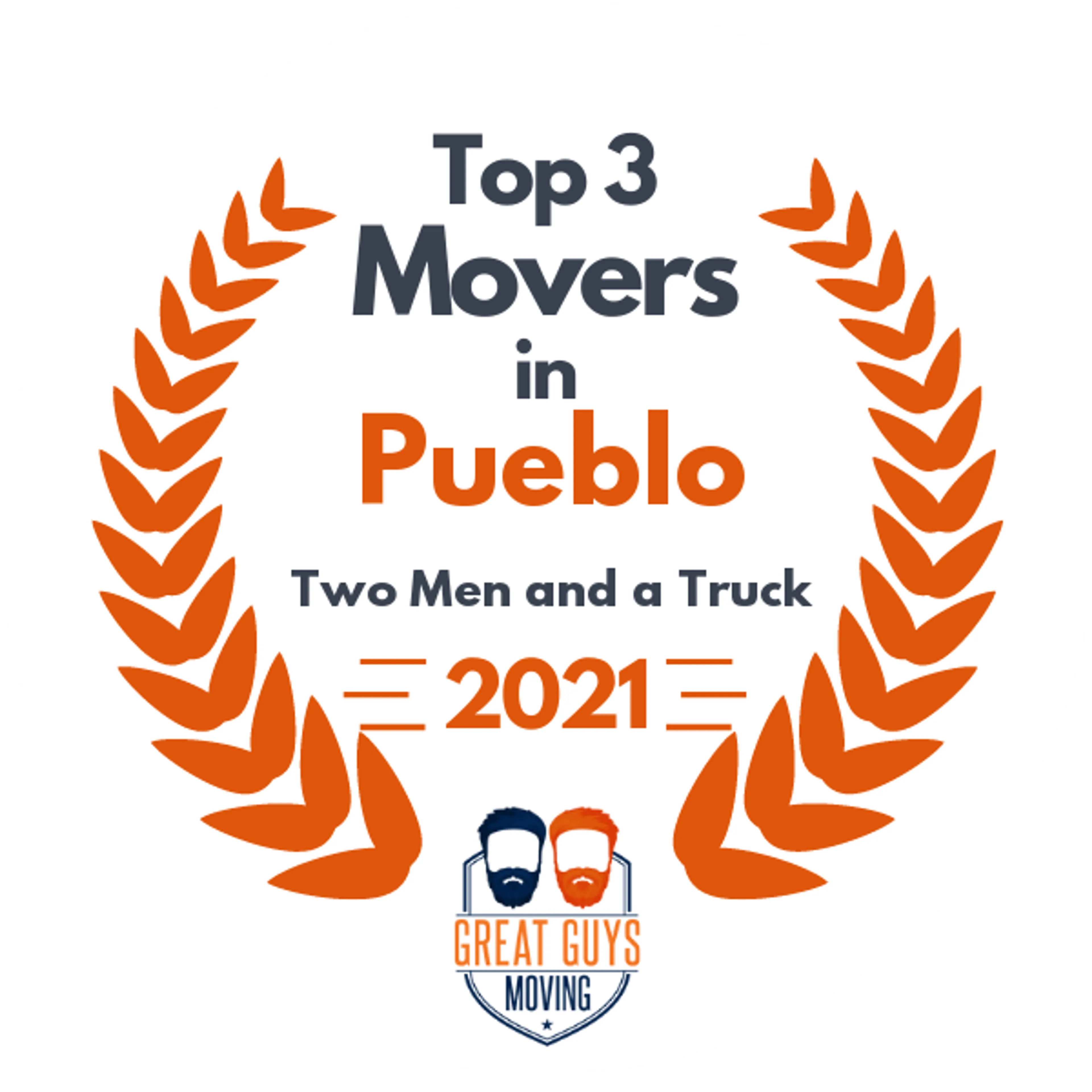 Top 3 Movers in Pueblo, CO 2021 award