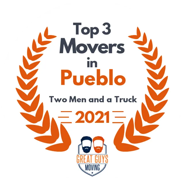 Top 3 Movers in Pueblo, CO 2021 award