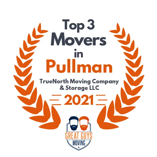 Top 3 Movers in Pullman, WA 2021 award