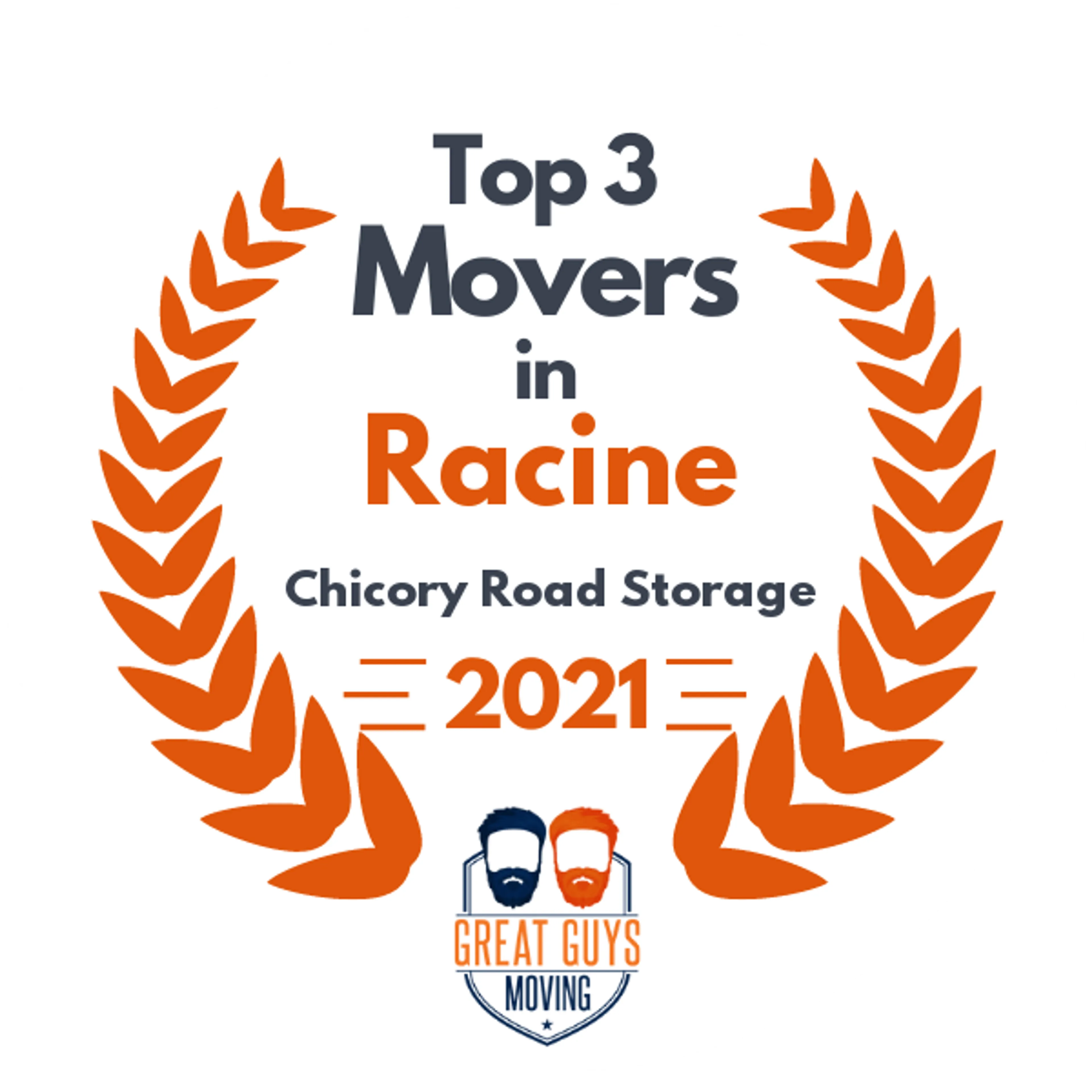 Top 3 Movers in Racine, WI 2021 award