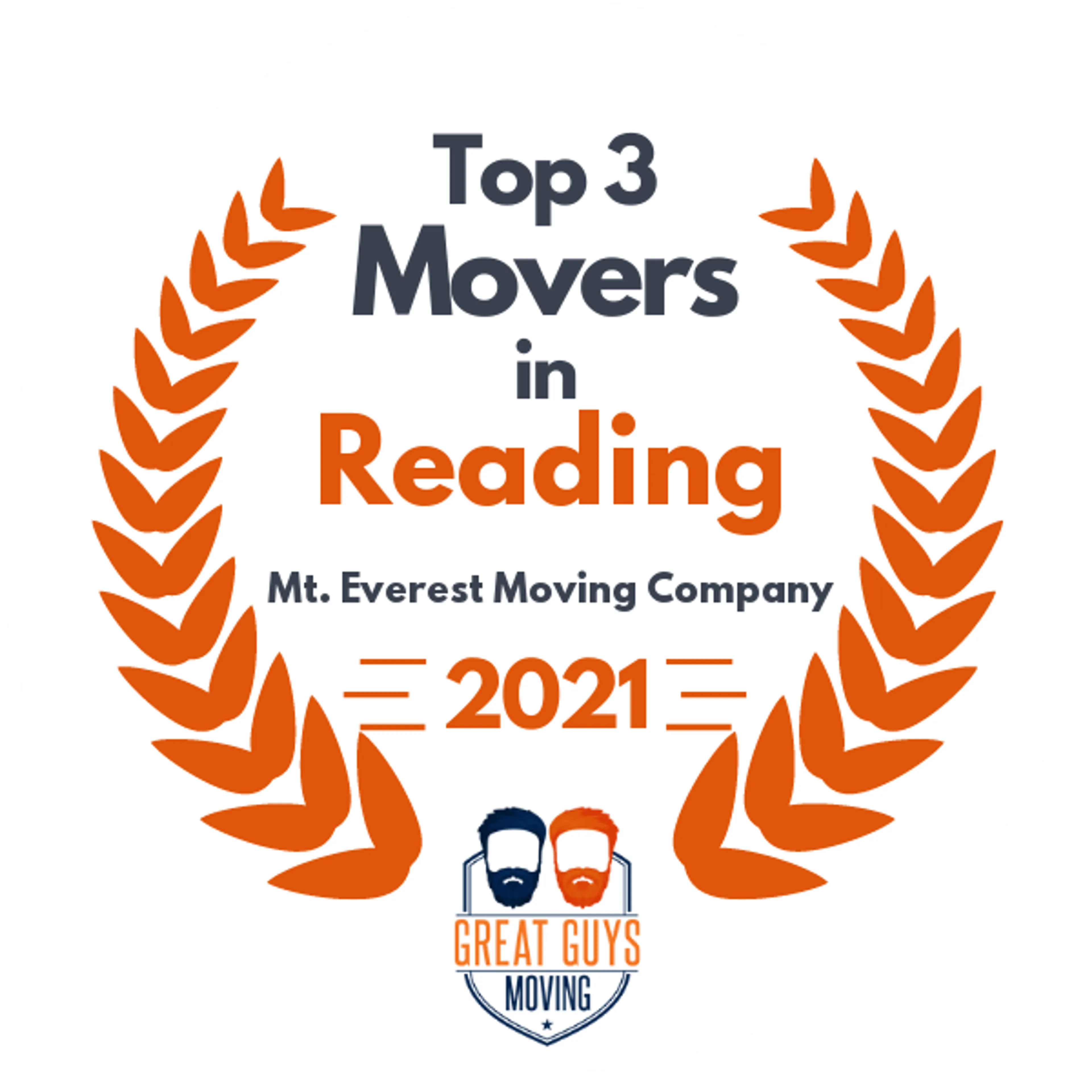 Top 3 Movers in Allentown, PA 2021 award
