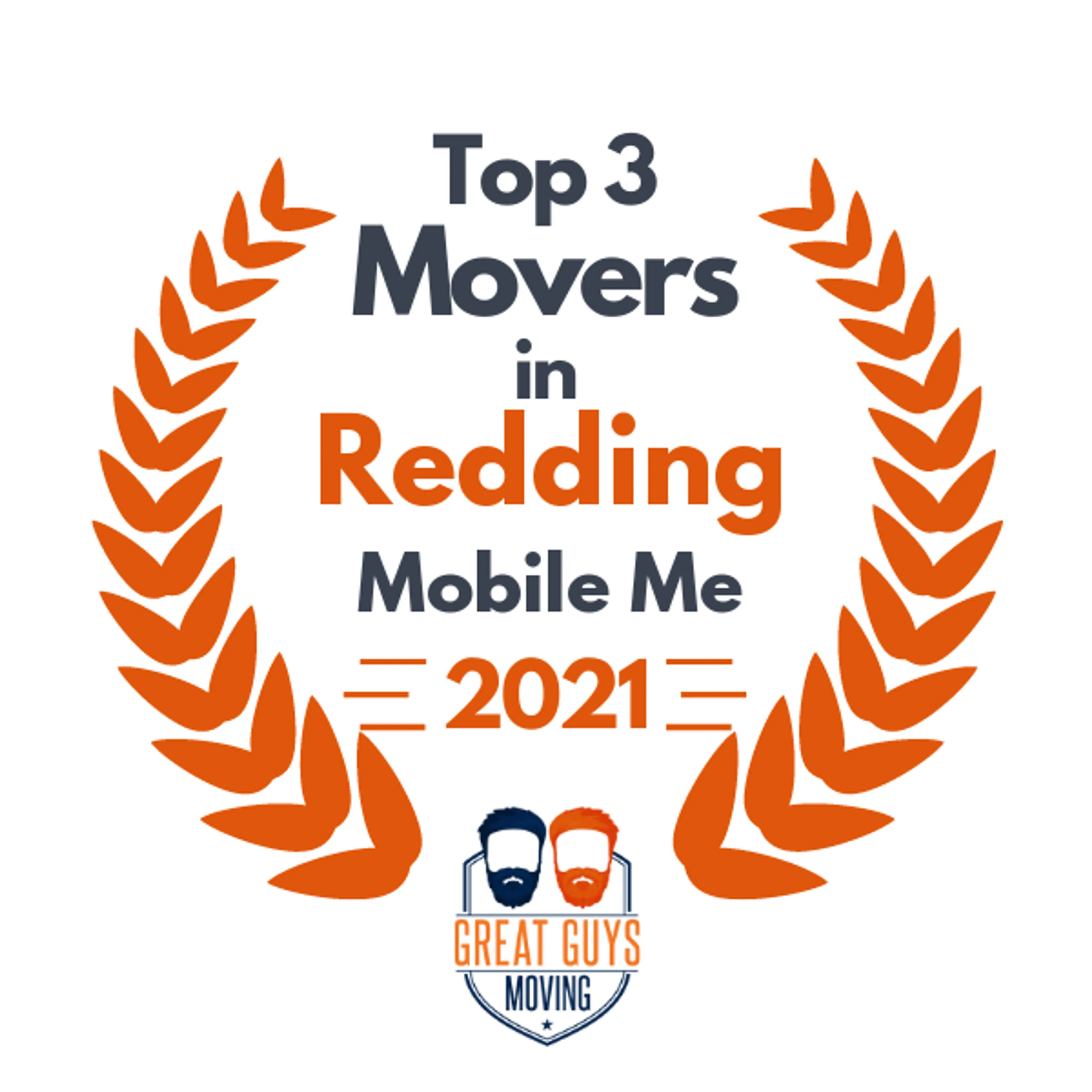 Top 3 Movers in Redding, CA 2021 award