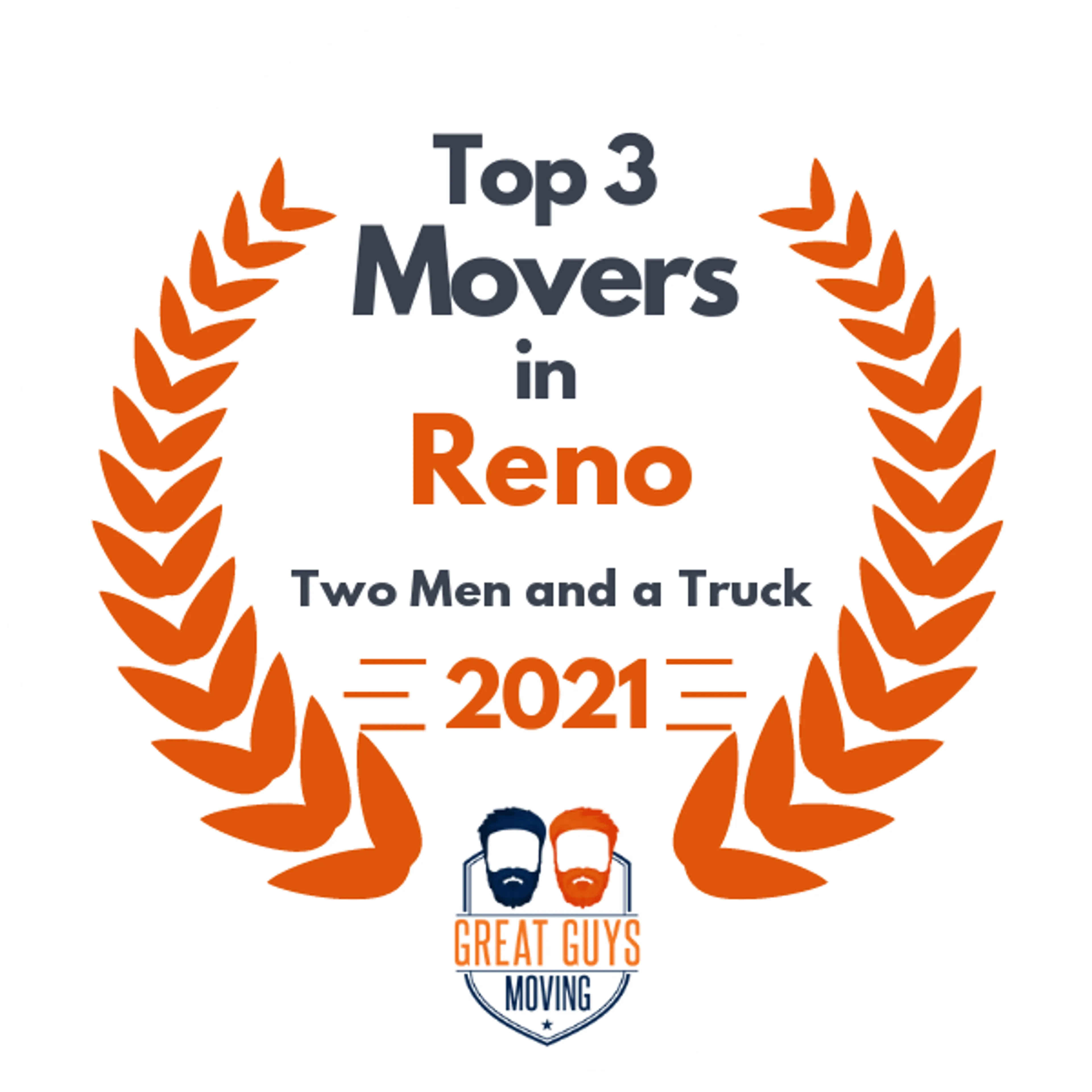 Top 3 Movers in Reno, NV 2021 award