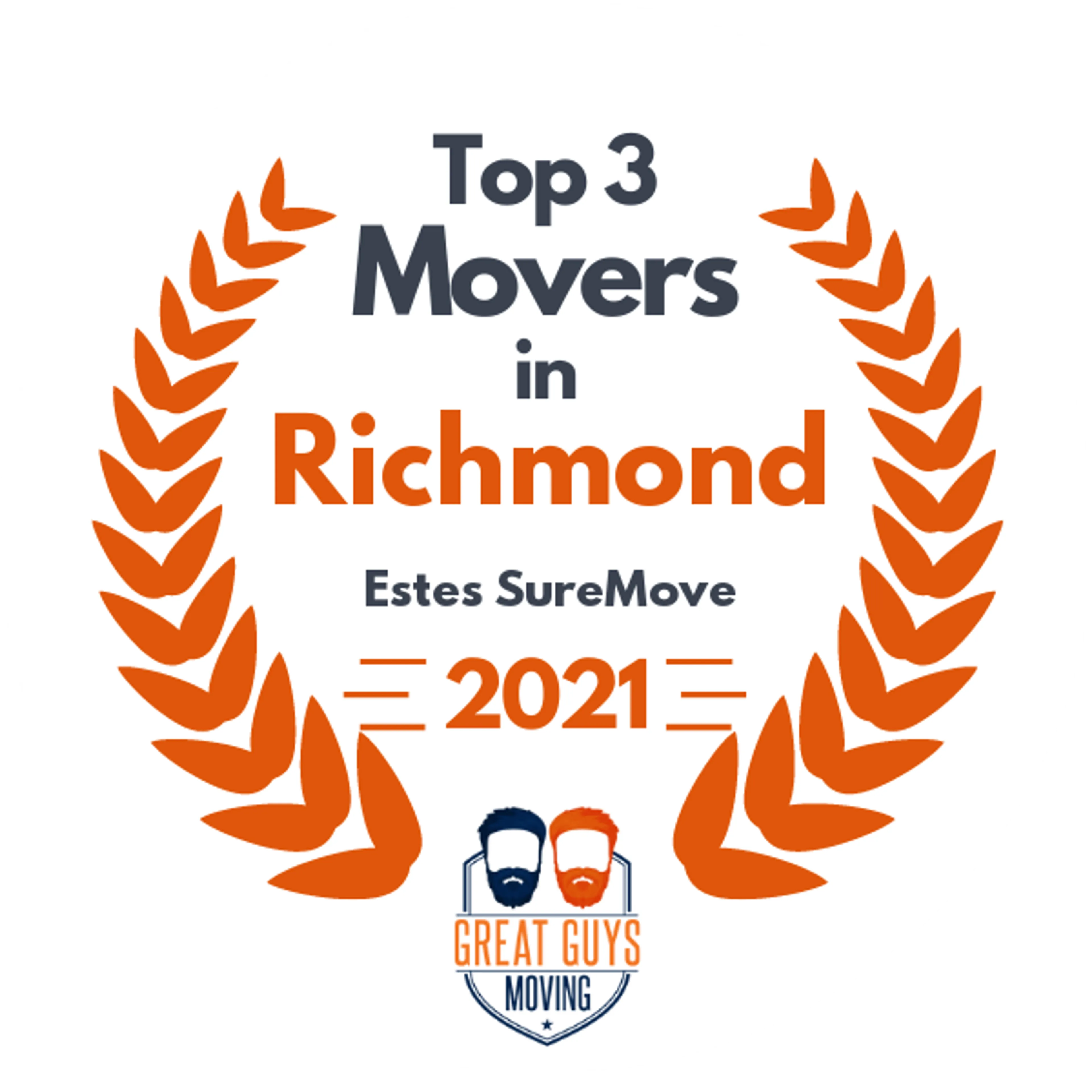 Top 3 Movers in Richmond, VA 2021 award