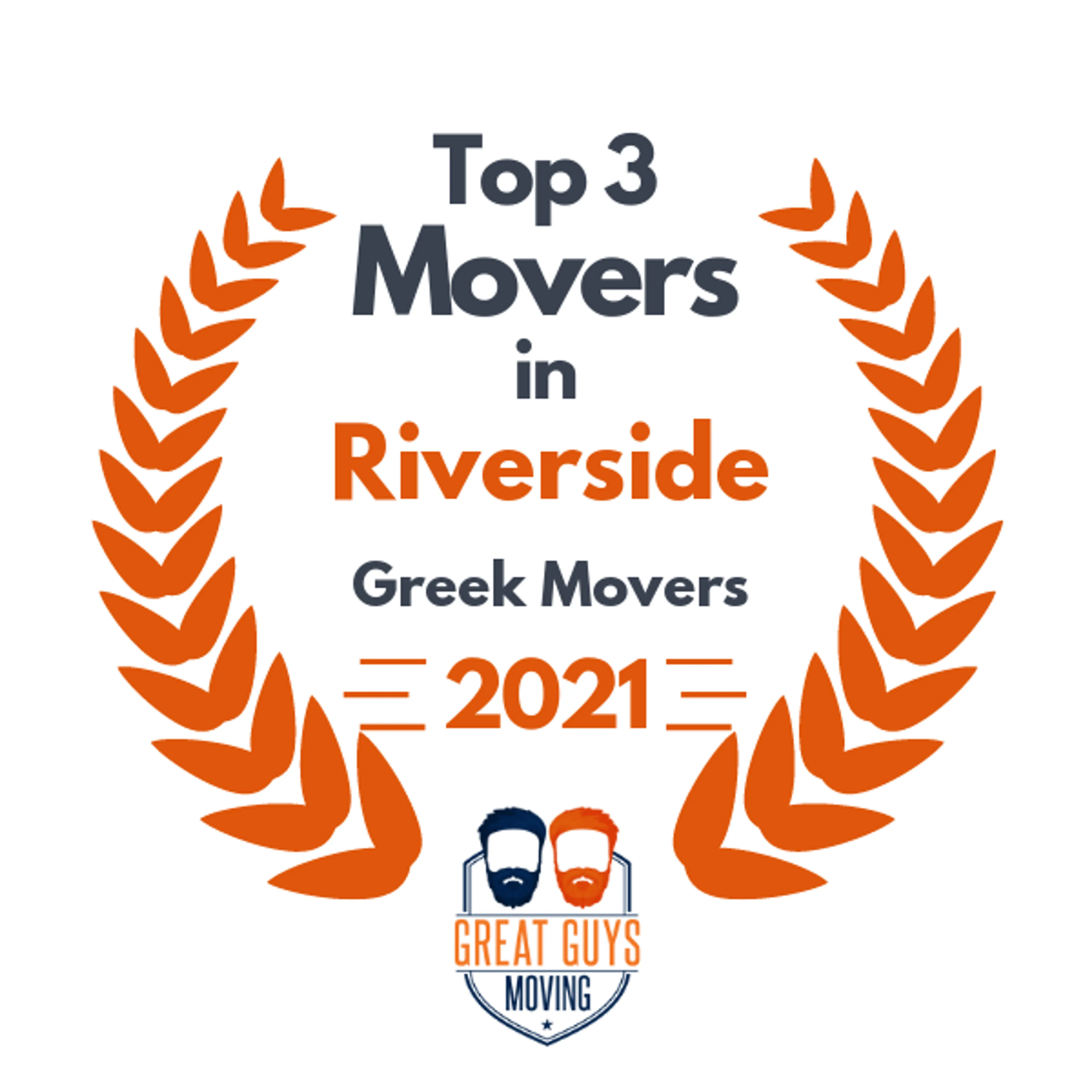 Top 3 Movers in Riverside, CA 2021 award