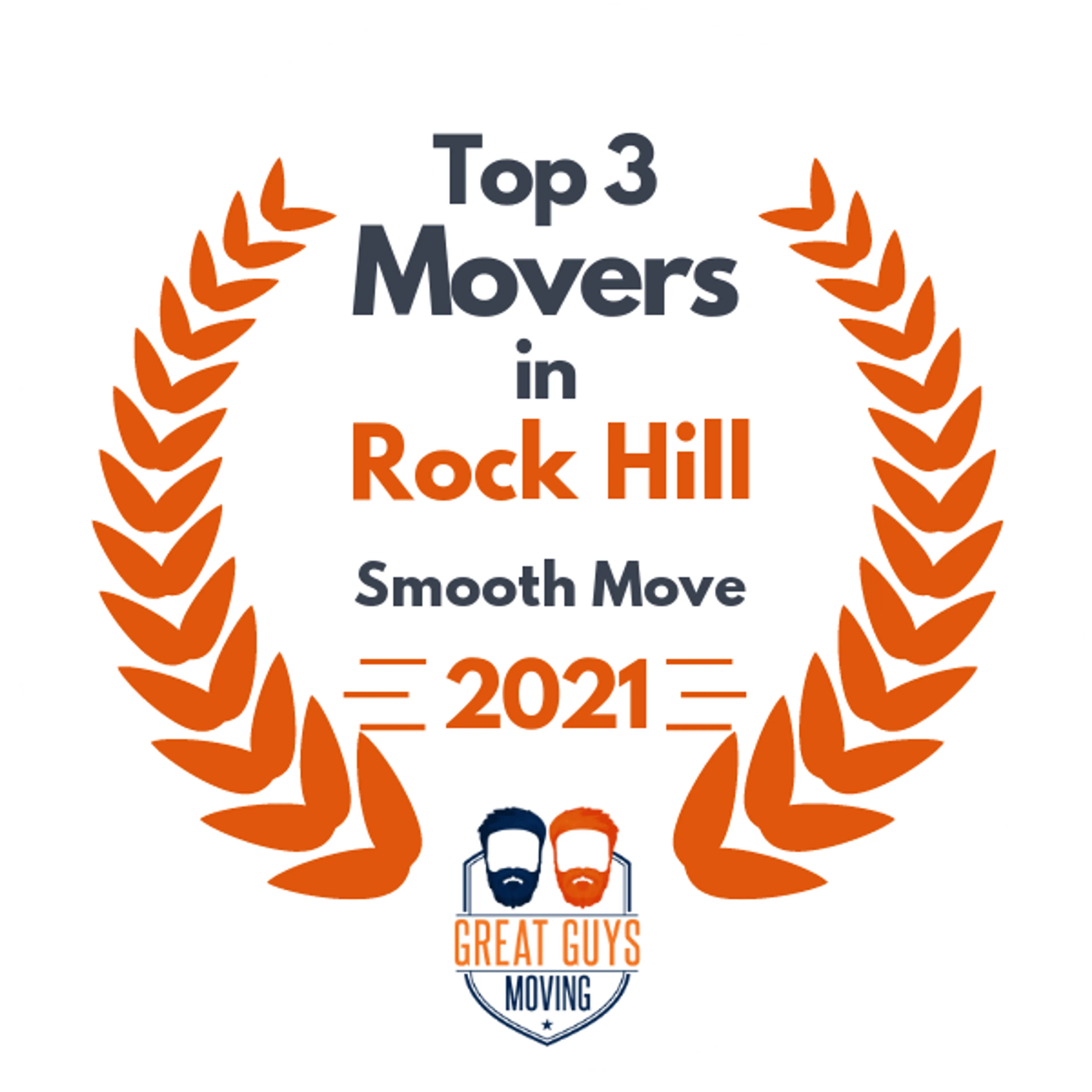 Top 3 Movers in Mount Pleasant, SC 2021 award