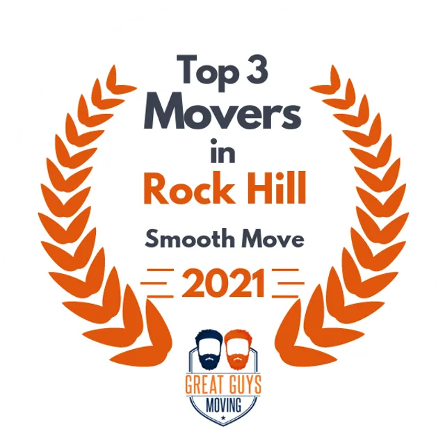 Top 3 Movers in Rock Hill, SC 2021 award