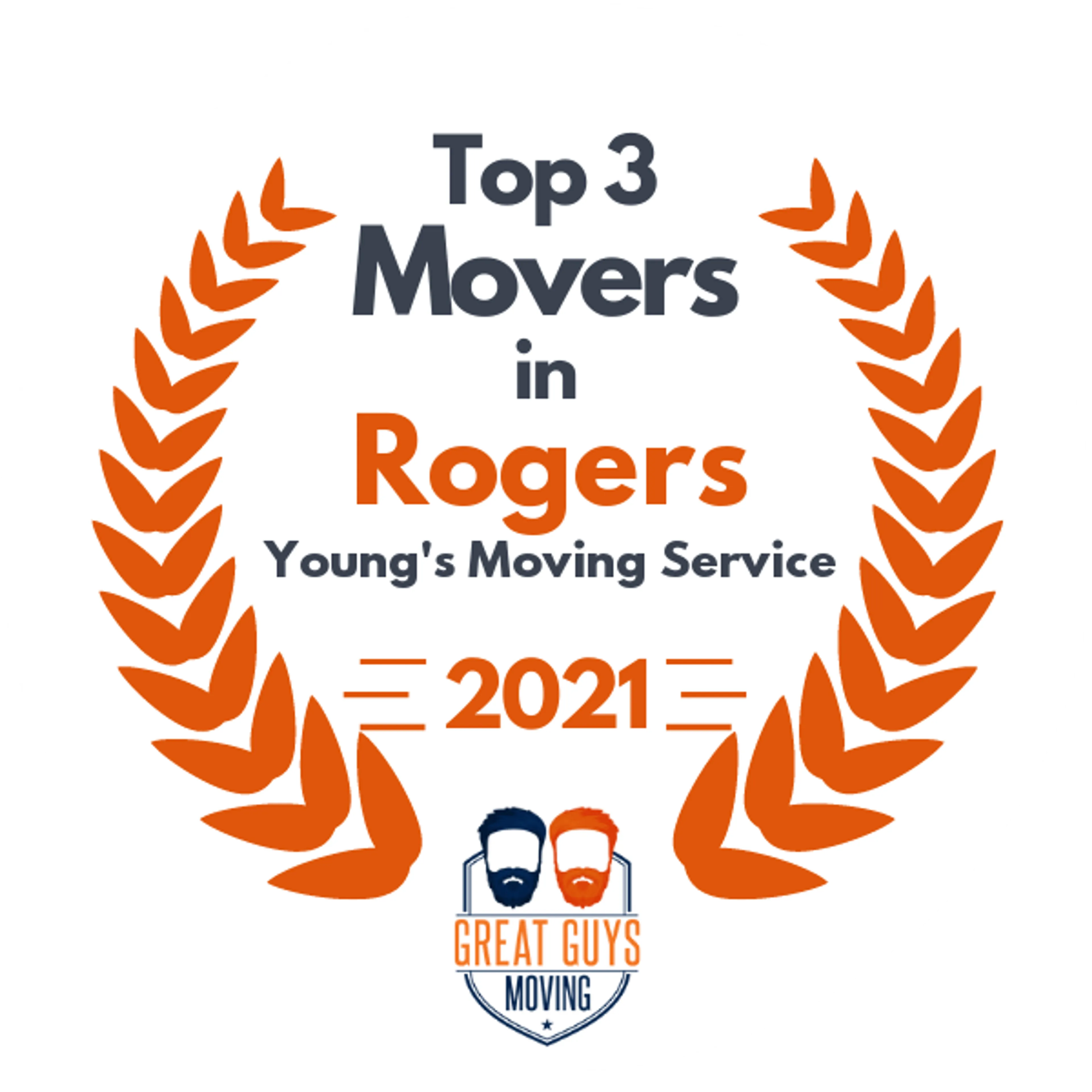 Top 3 Movers in Little Rock, AR 2021 award