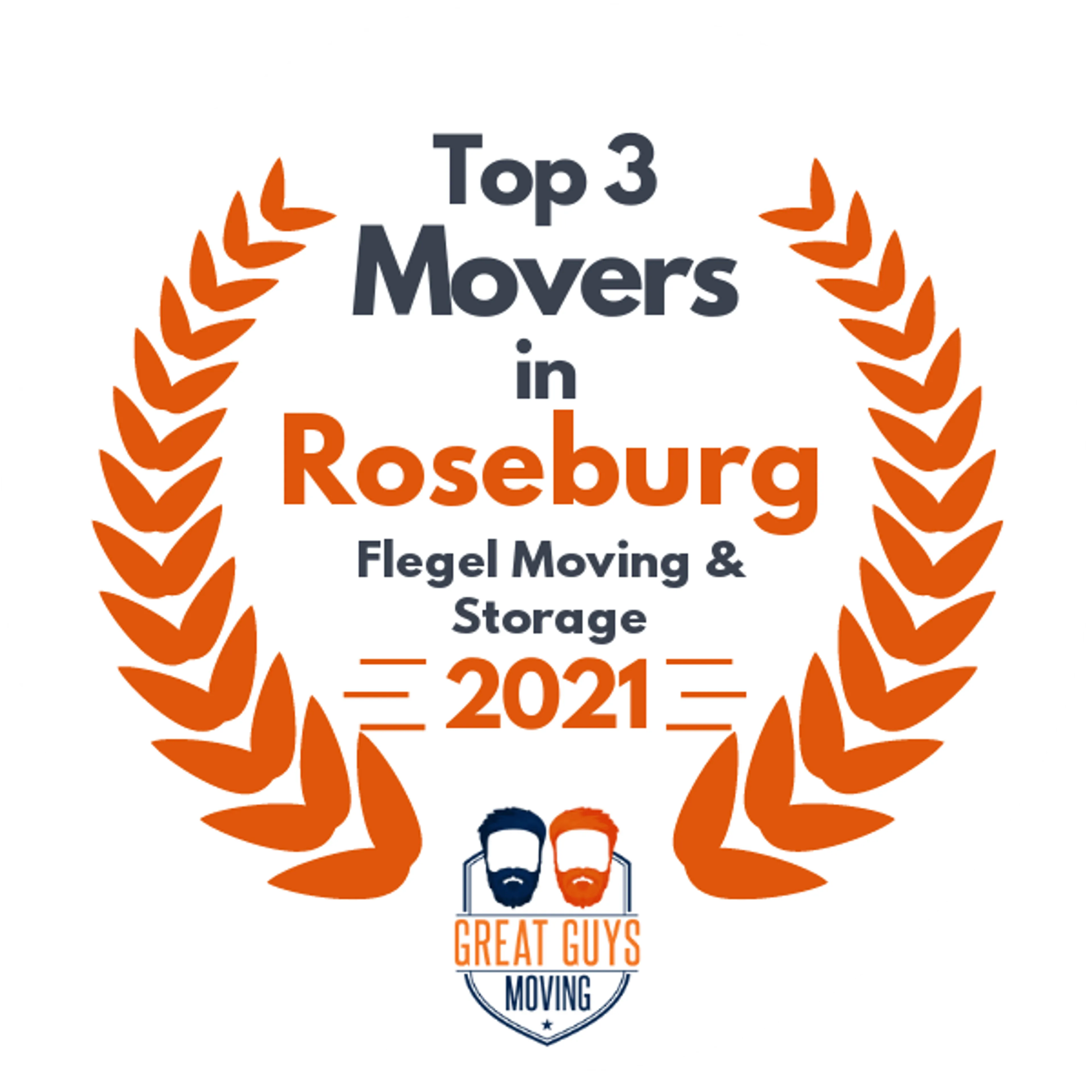 Top 3 Movers in Springfield, OR 2021 award