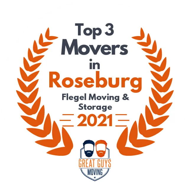 Top 3 Movers in Springfield, OR 2021 award