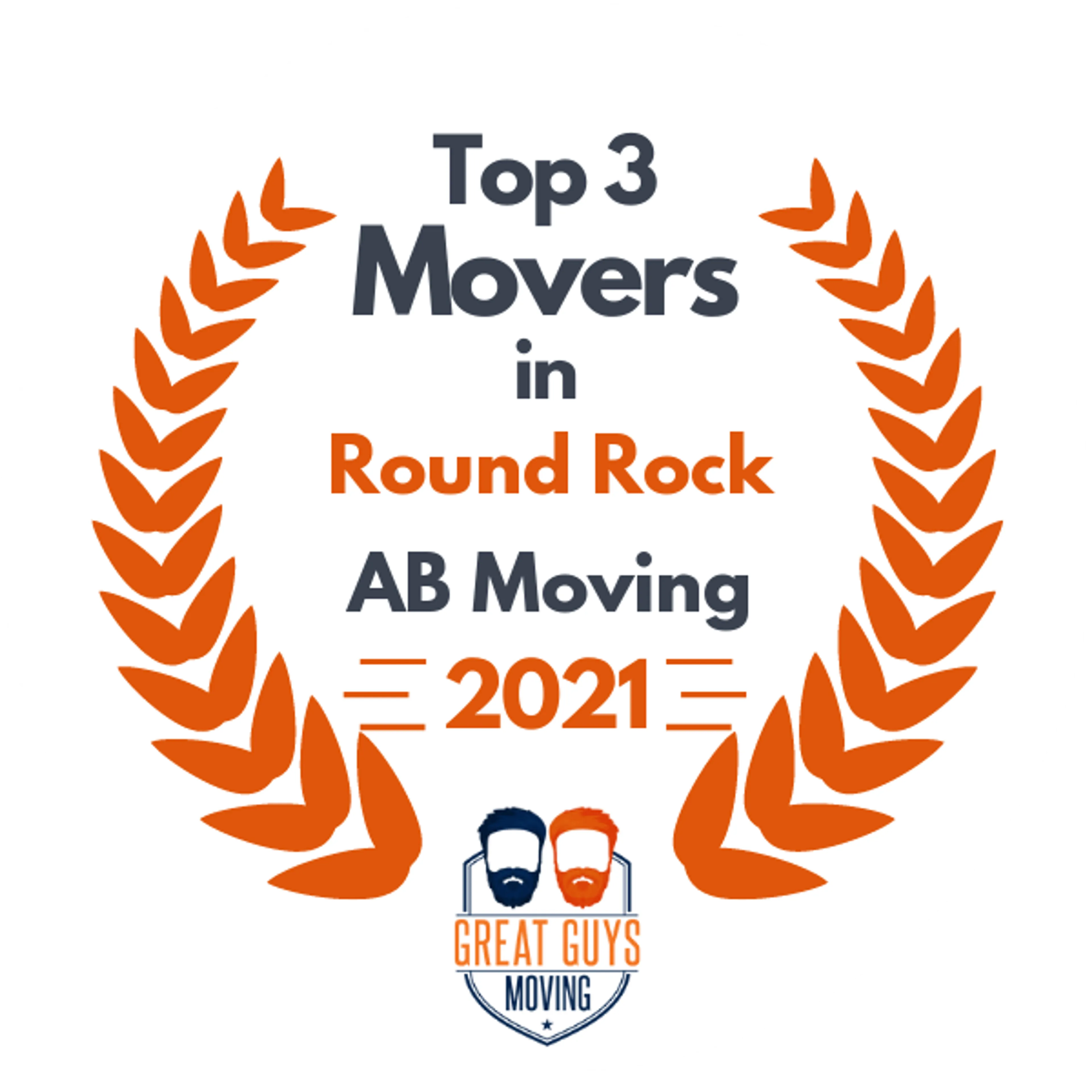 Top 3 Movers in Austin, TX 2021 award