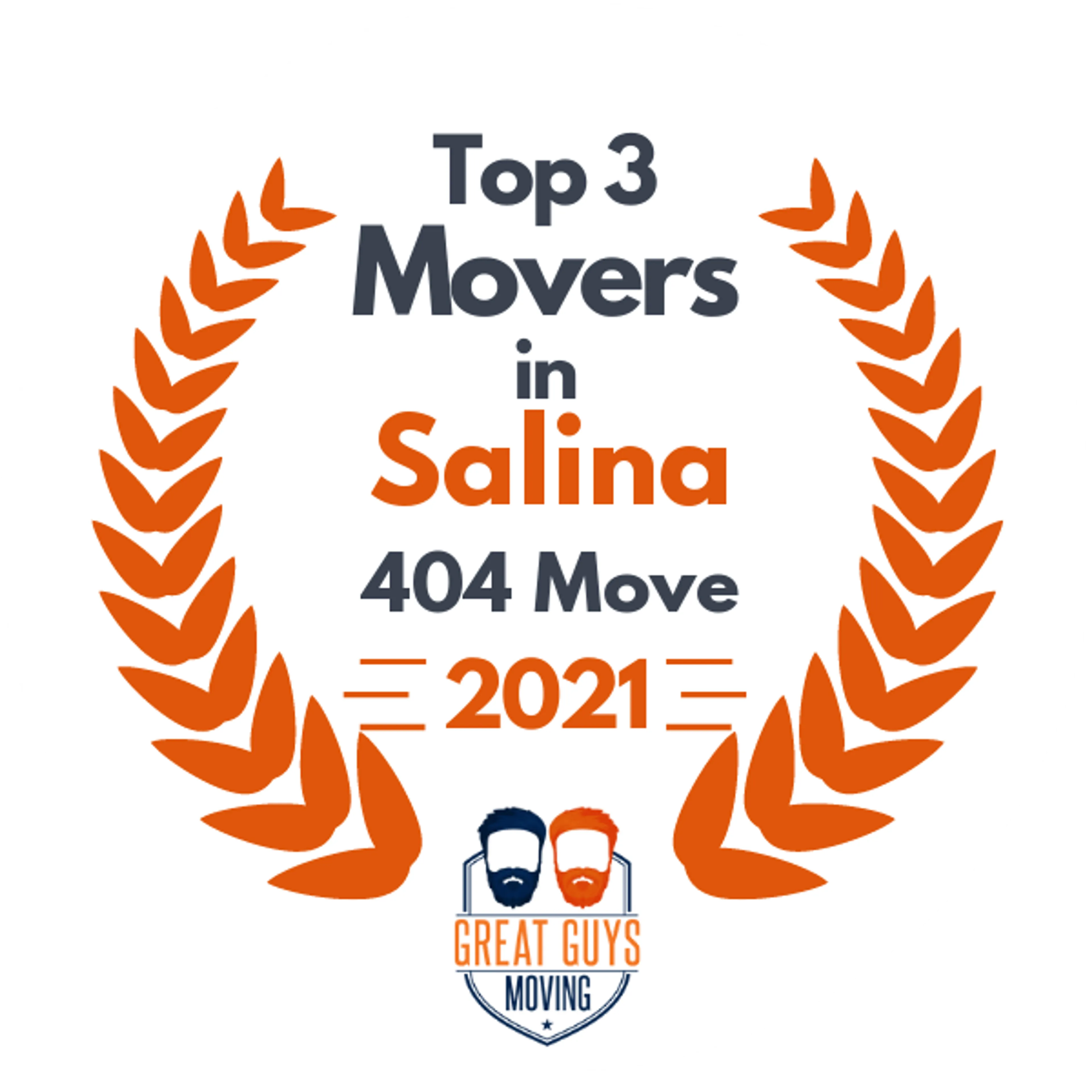 Top 3 Movers in Salina, KS 2021 award