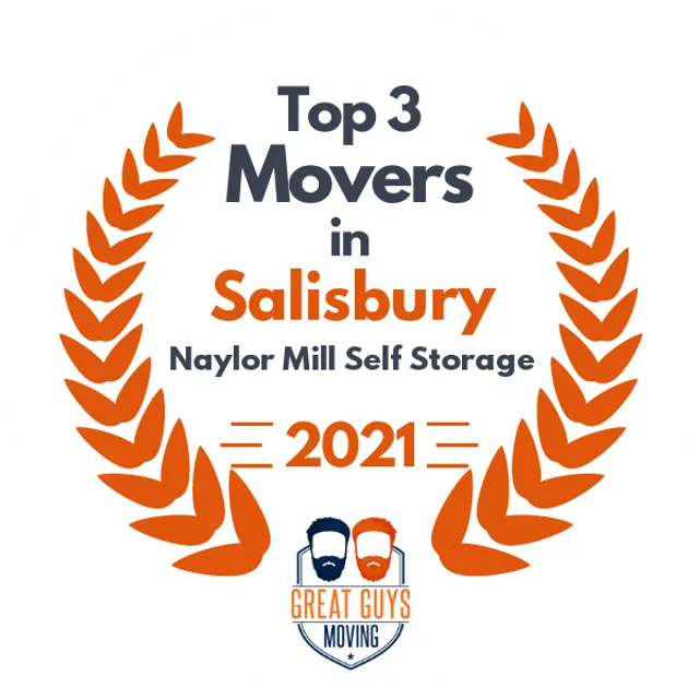 Top 3 Movers in Salisbury, MD 2021 award