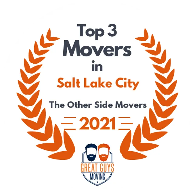 Top 3 Movers in Salt Lake City, UT 2021 award