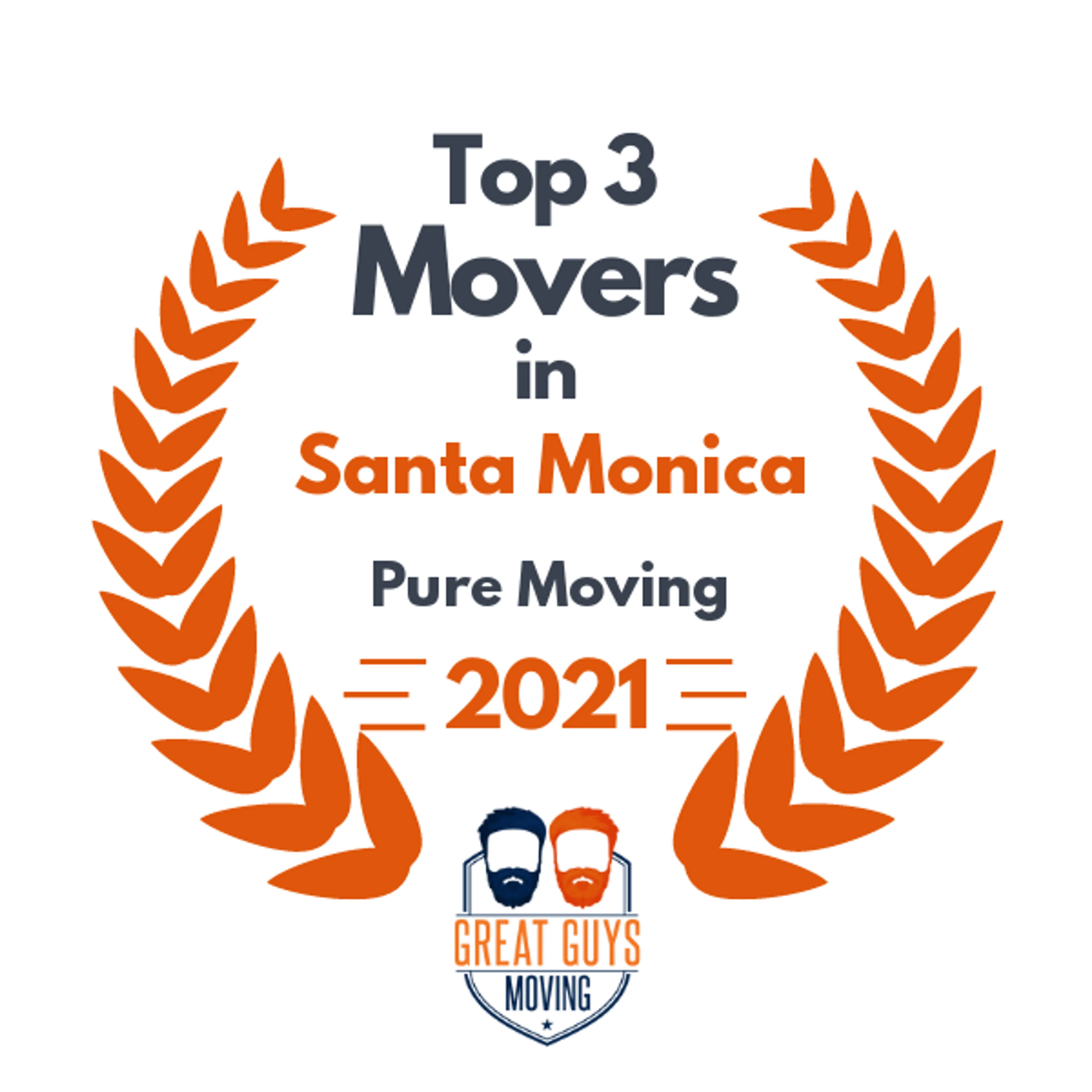 Top 3 Movers in Santa Ana, CA 2021 award