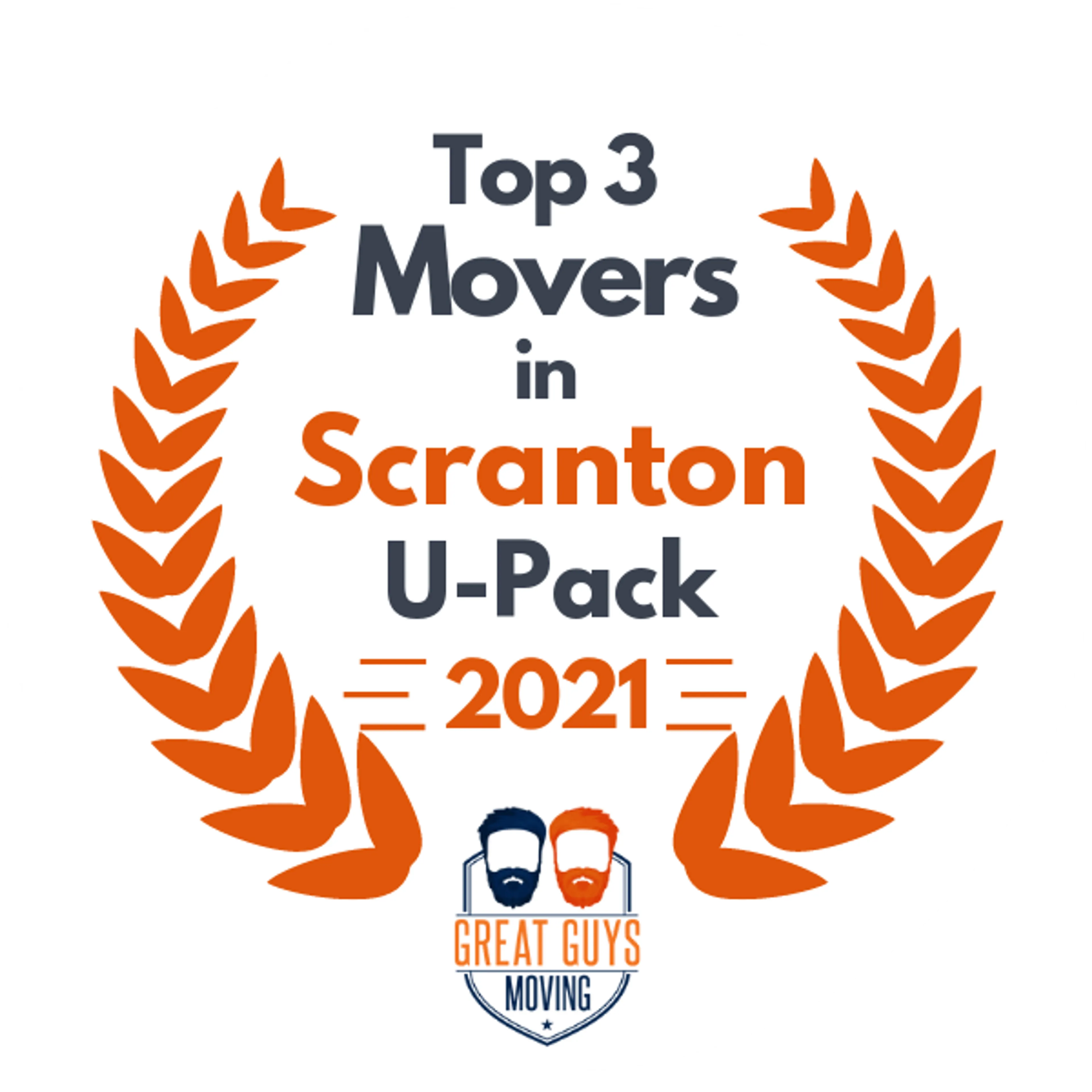 Top 3 Movers in Scranton, PA 2021 award