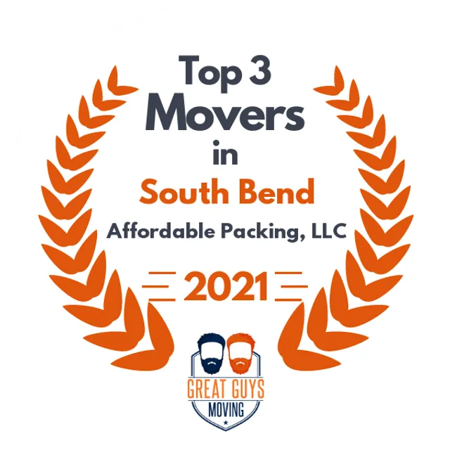 Top 3 Movers in South Bend, IN 2021 award