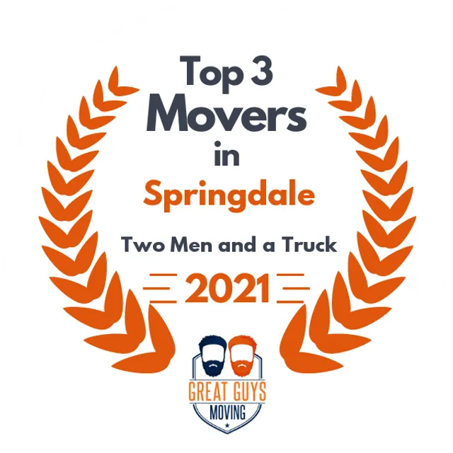 Top 3 Movers in Fort Smith, AR 2021 award