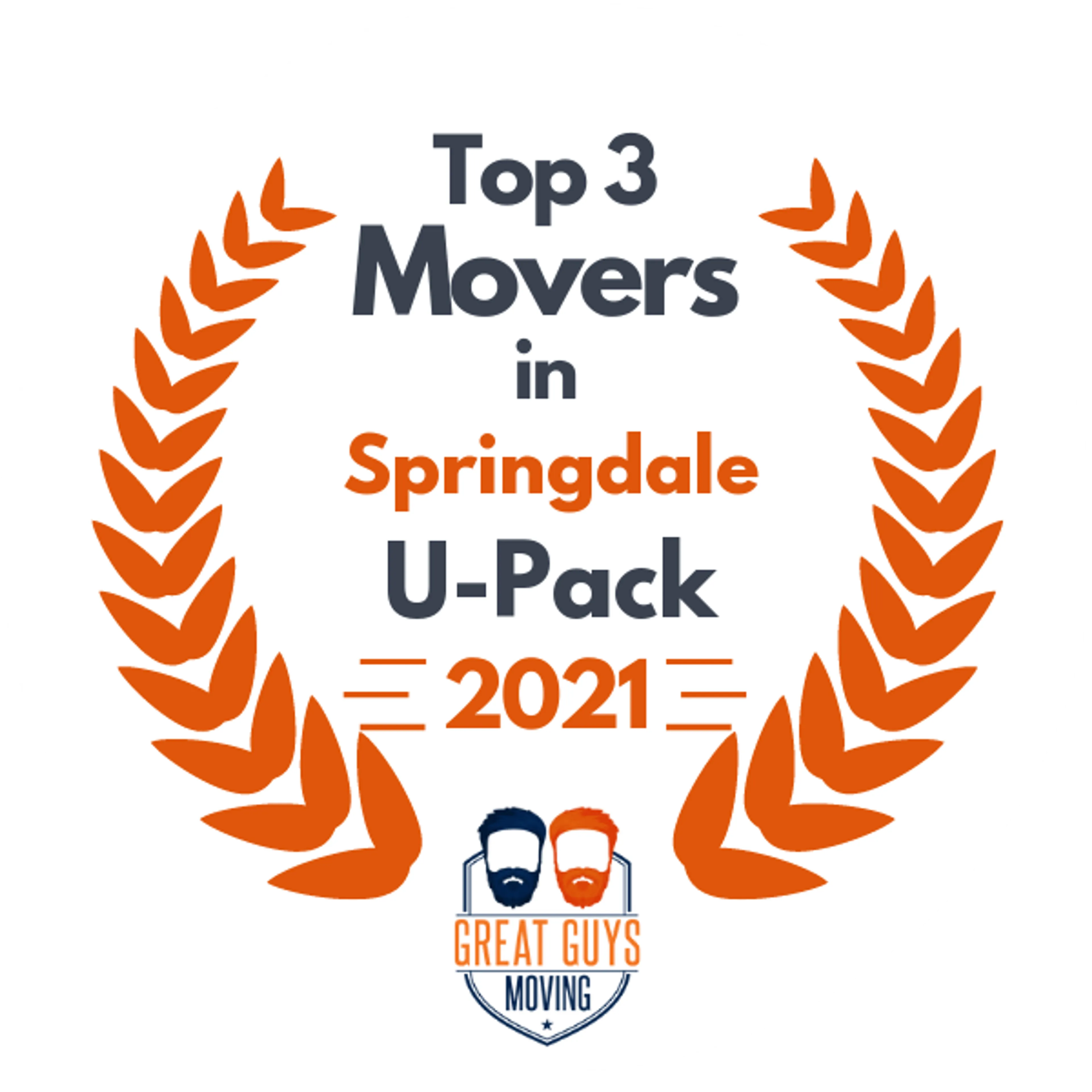 Top 3 Movers in Fayetteville, AR 2021 award